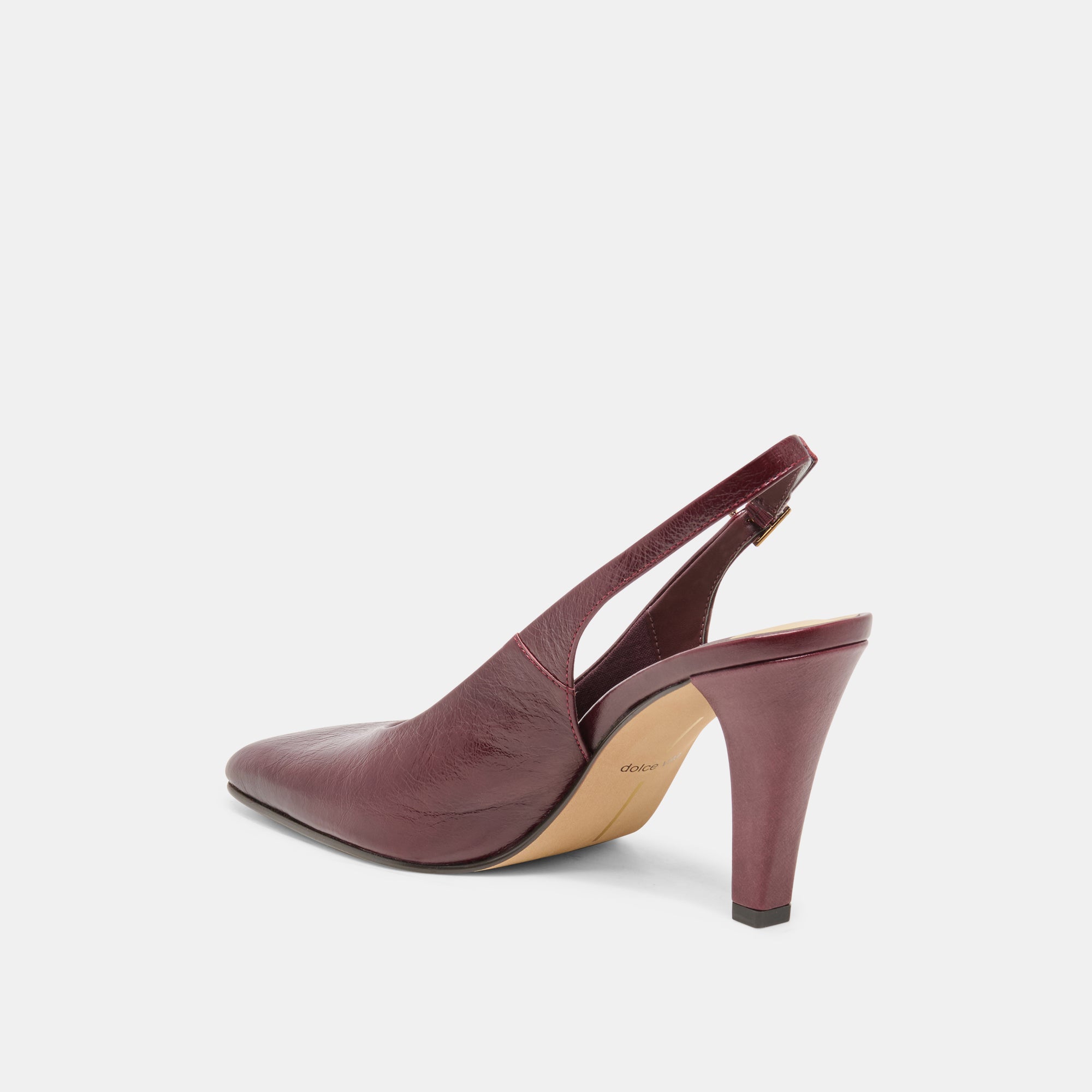 GESSIA HEELS OXBLOOD CRINKLE PATENT - view 5