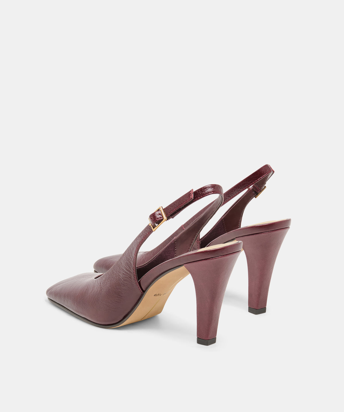 GESSIA HEELS OXBLOOD CRINKLE PATENT - view 5