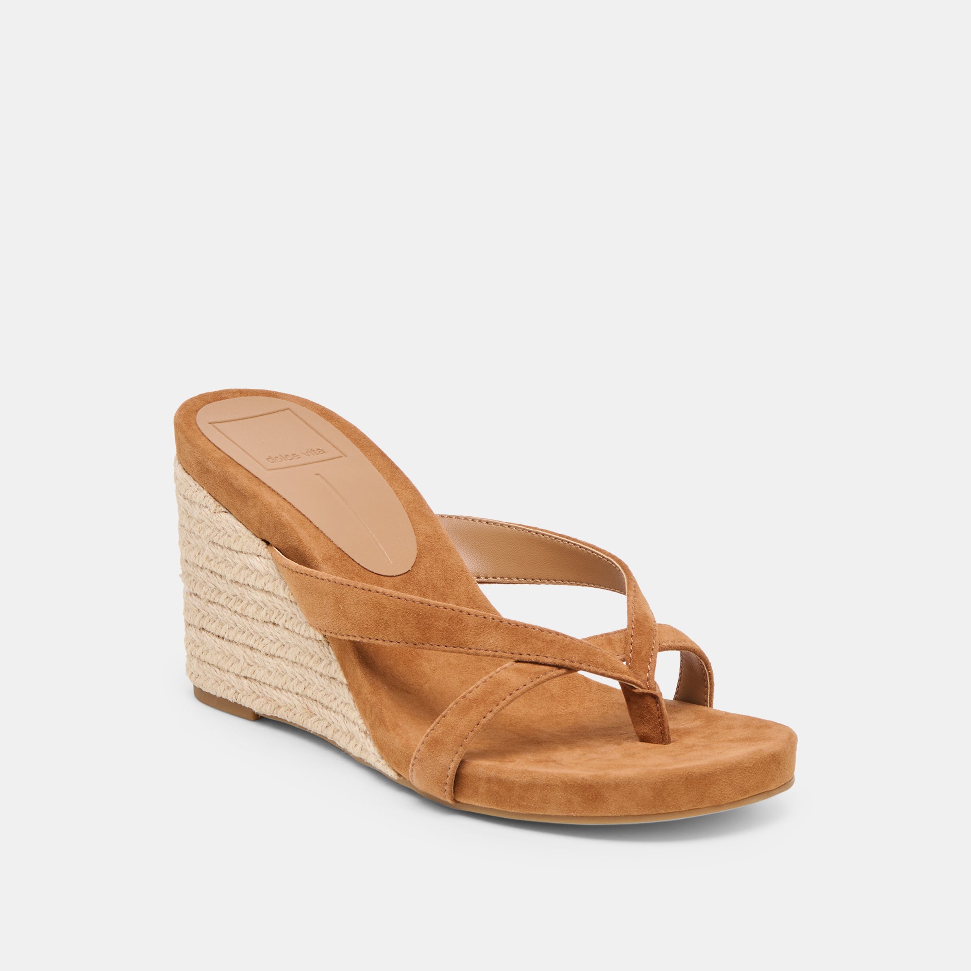HELAN ESPADRILLE WEDGES BROWN SUEDE - view 3