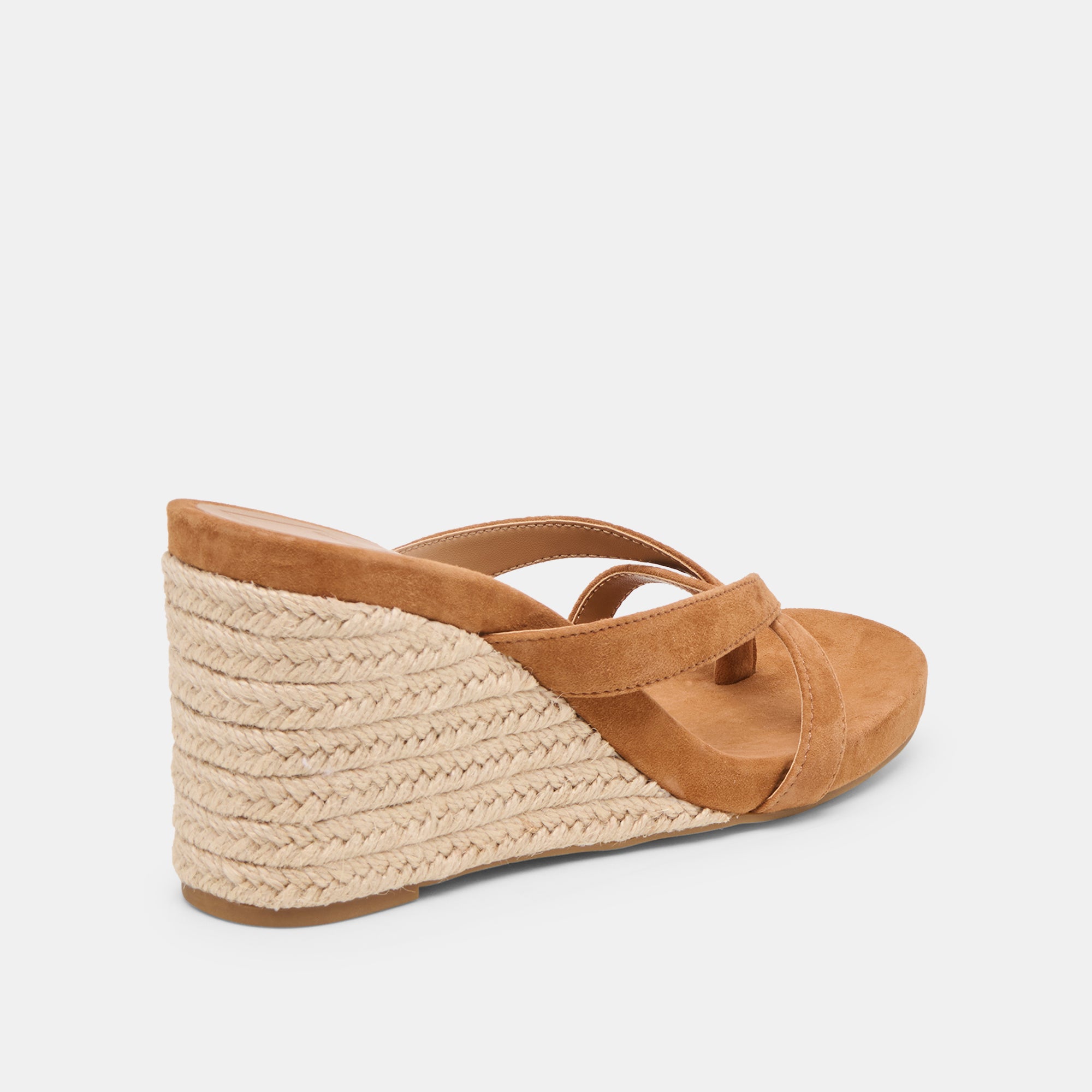HELAN ESPADRILLE WEDGES BROWN SUEDE - view 4