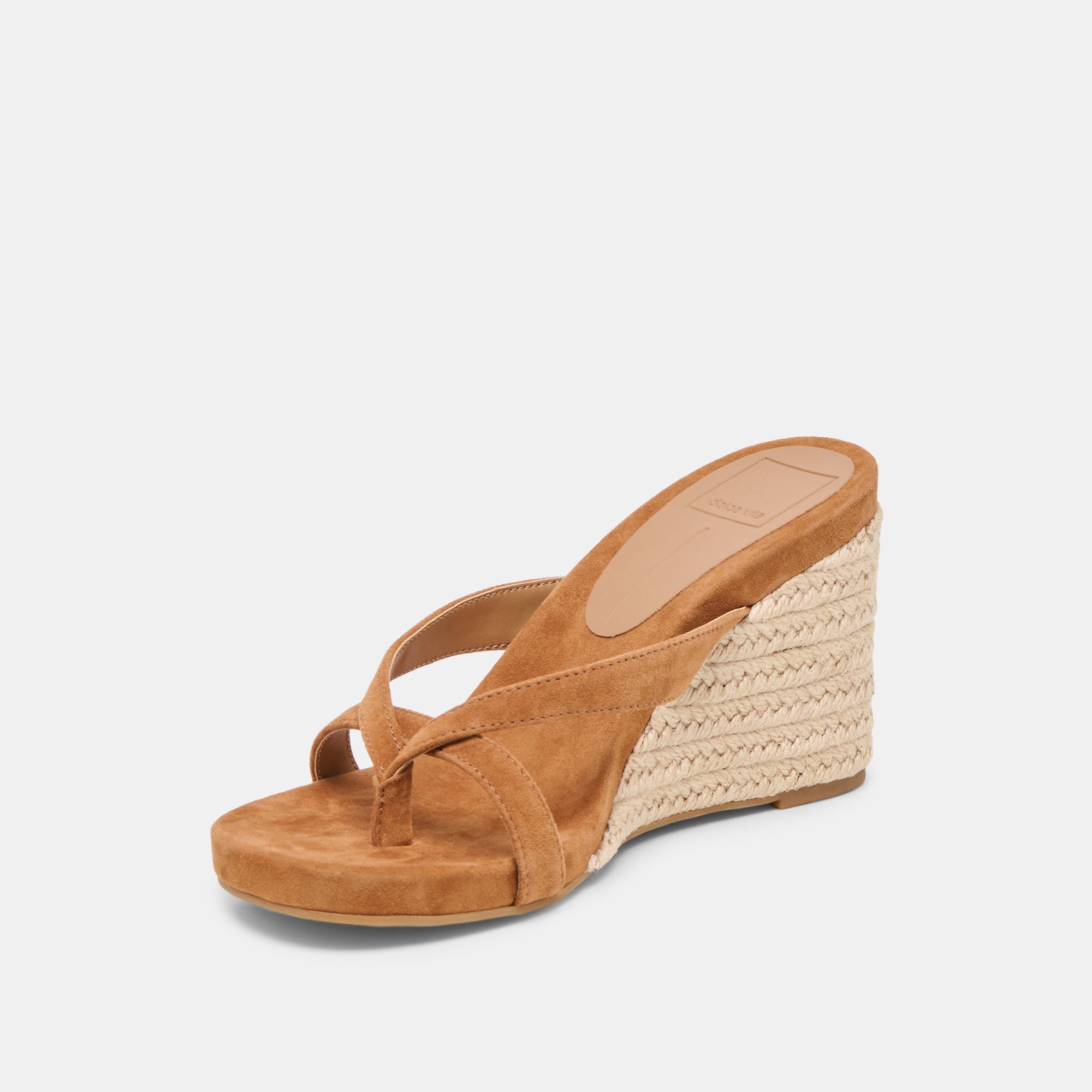HELAN ESPADRILLE WEDGES BROWN SUEDE - view 5