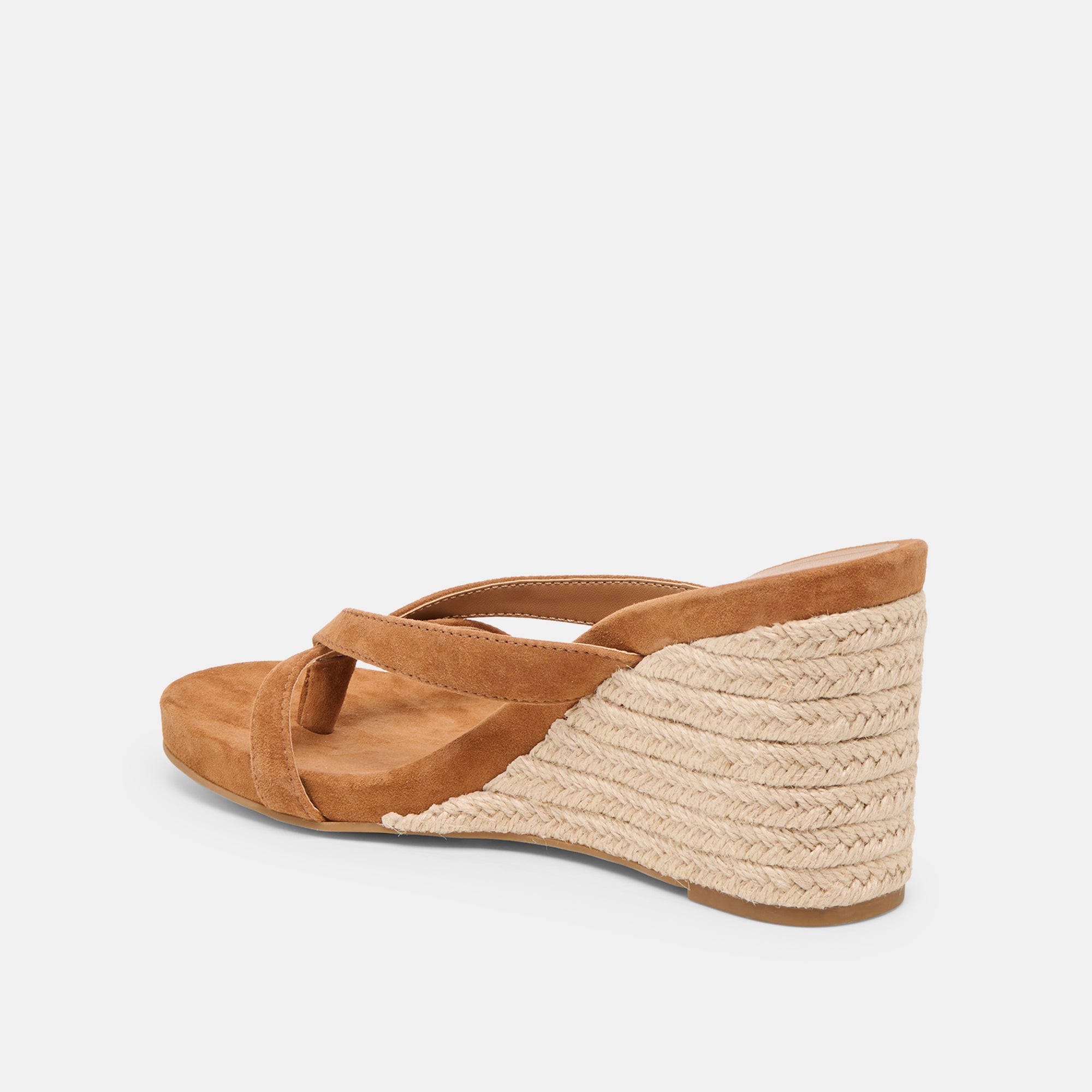 HELAN ESPADRILLE WEDGES BROWN SUEDE - view 6