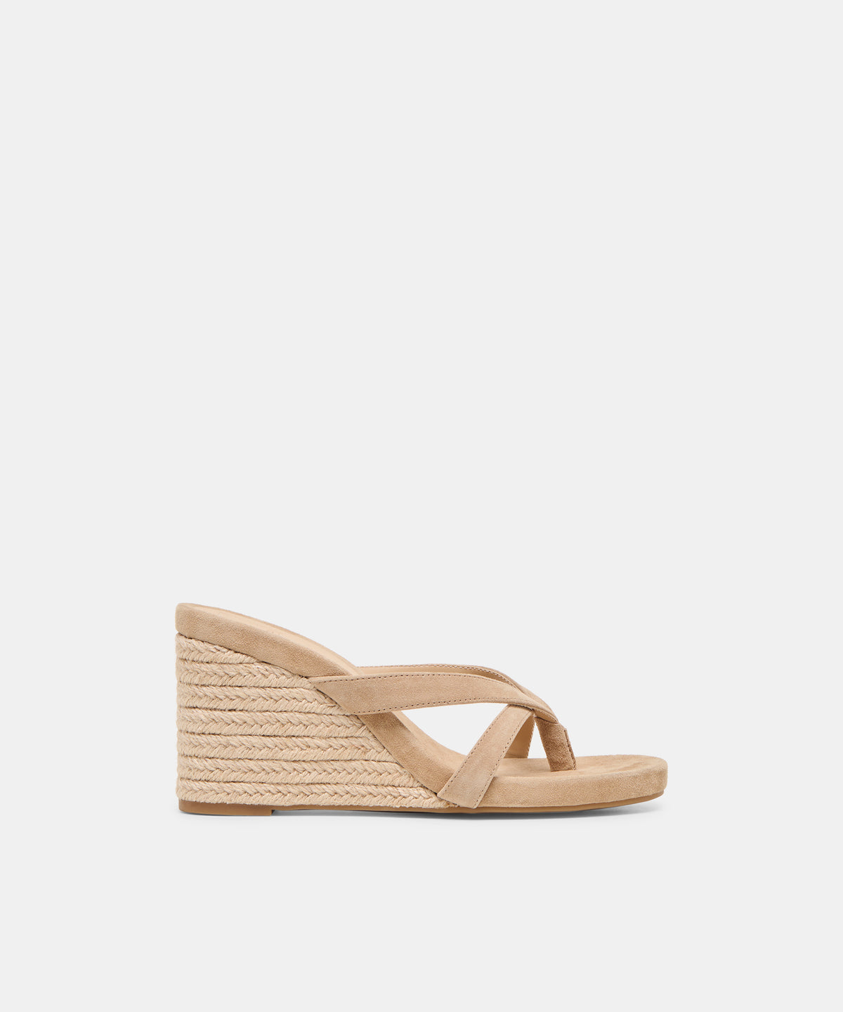 Helan Espadrille Camel Suede Wedges | Dolce Vita