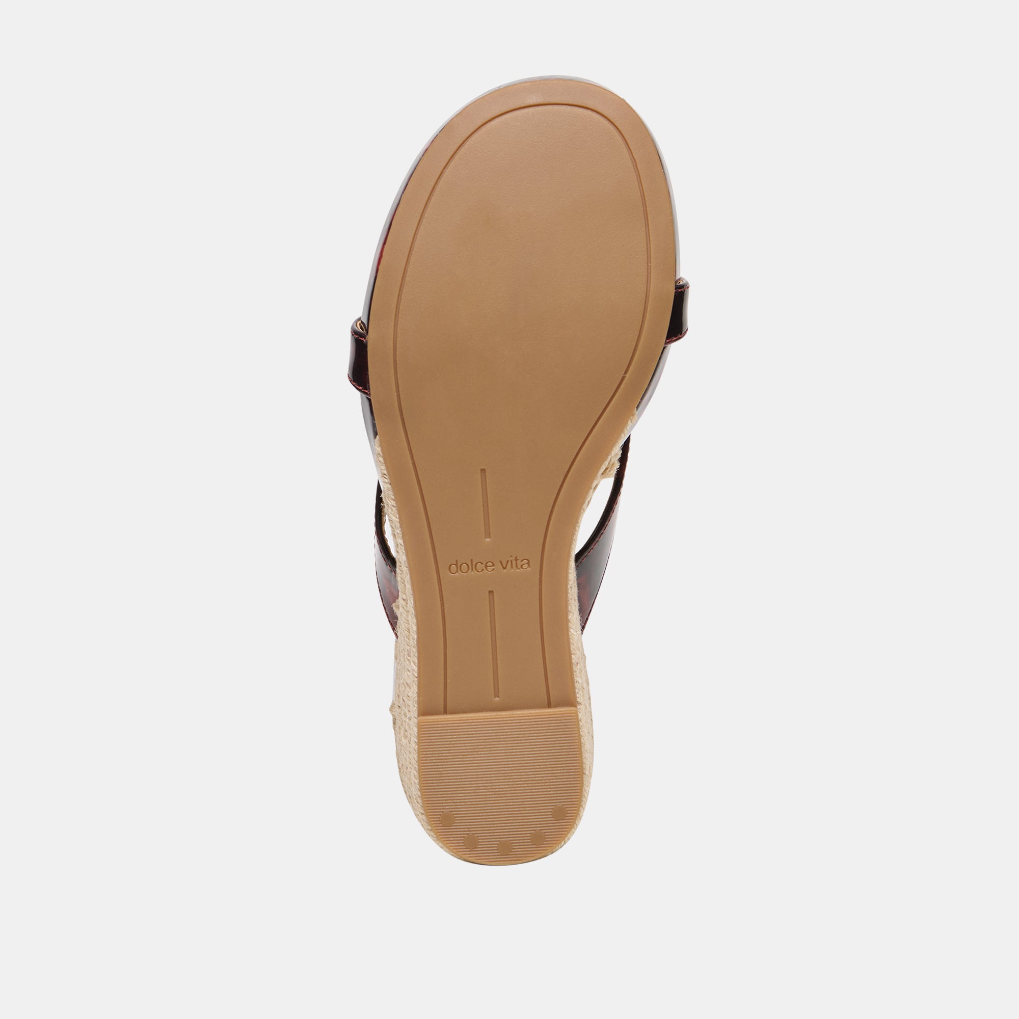HELAN ESPADRILLE WEDGES TORTOISE PATENT LEATHER - view 9