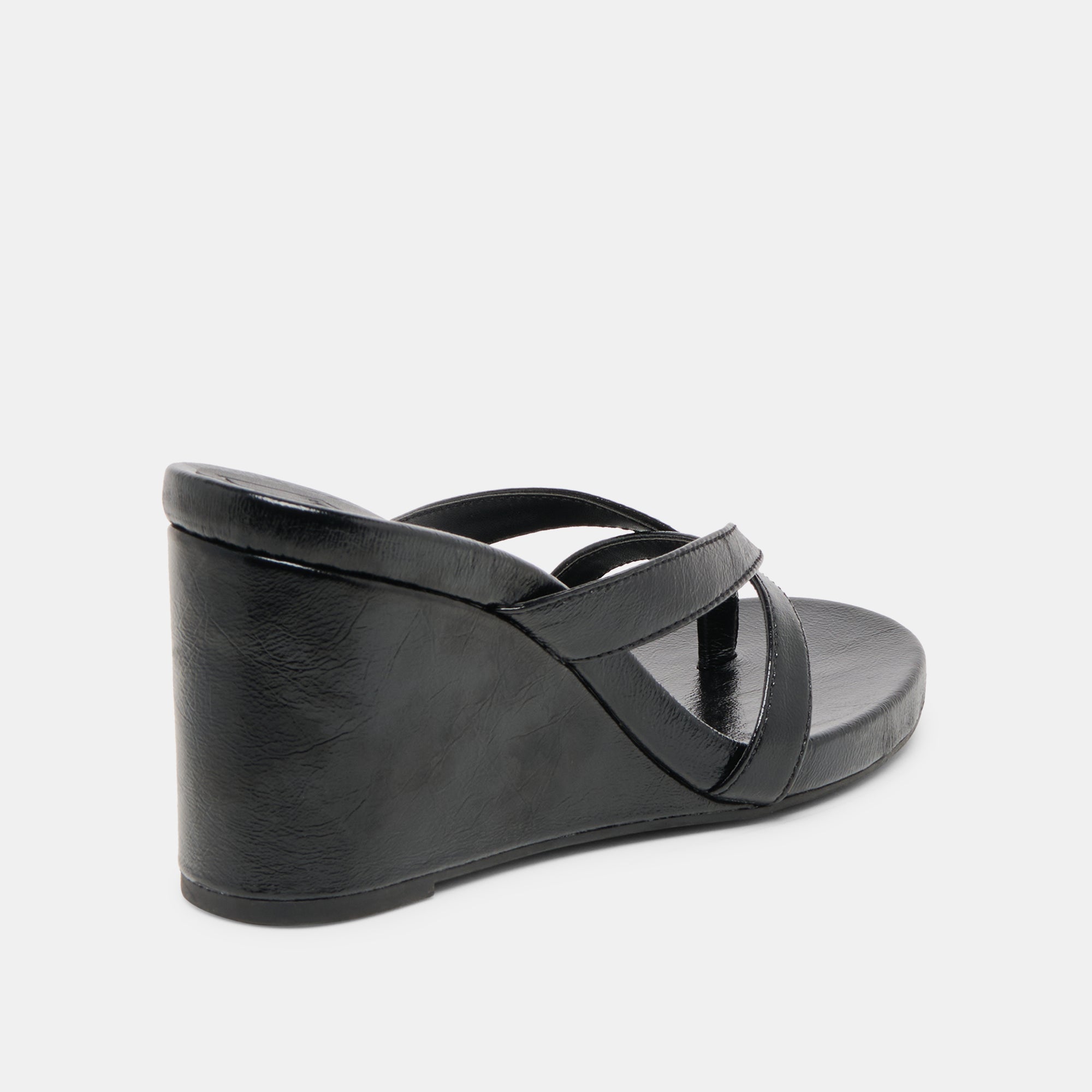 HELAN WEDGES BLACK LEATHER - view 5