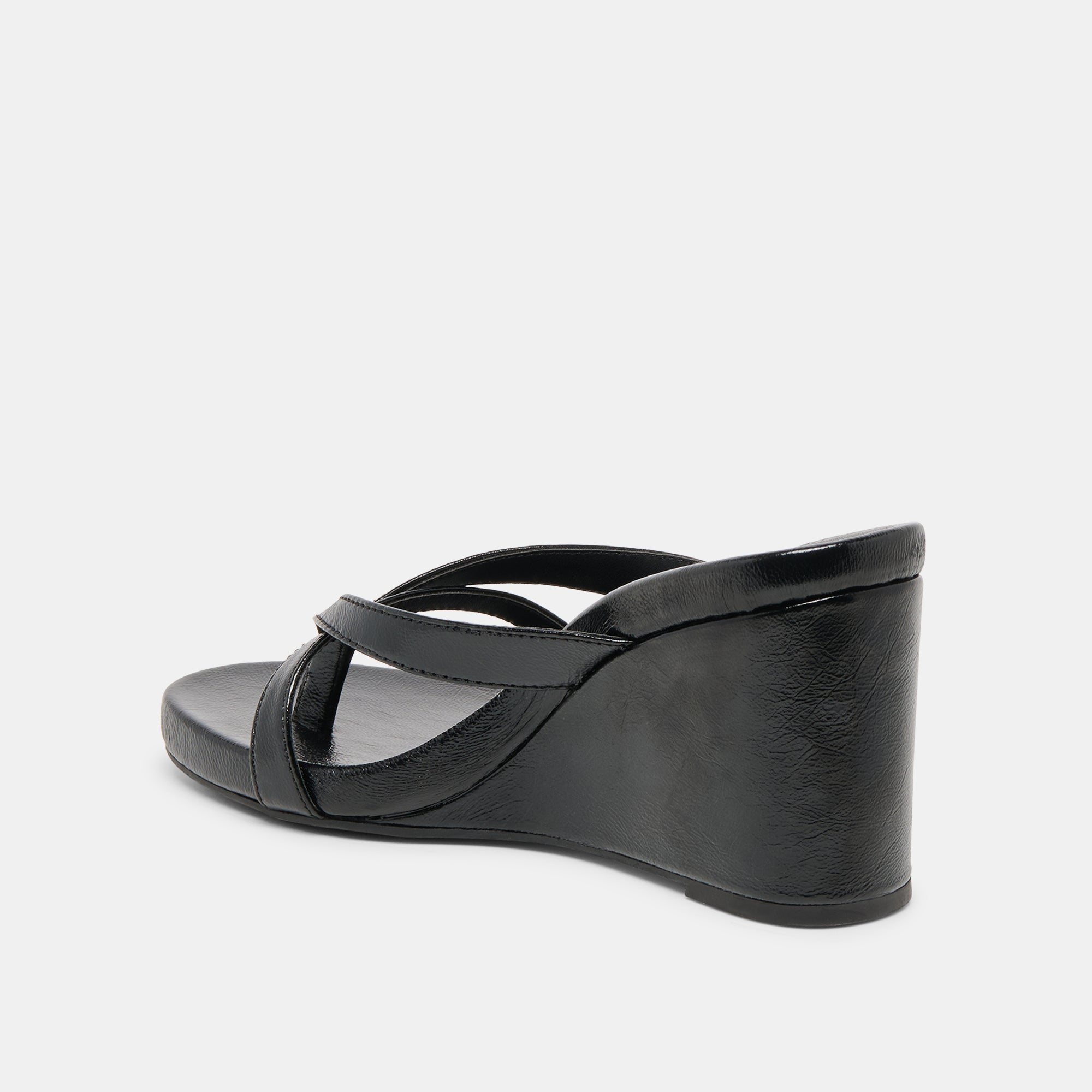 HELAN WEDGES BLACK LEATHER - view 7