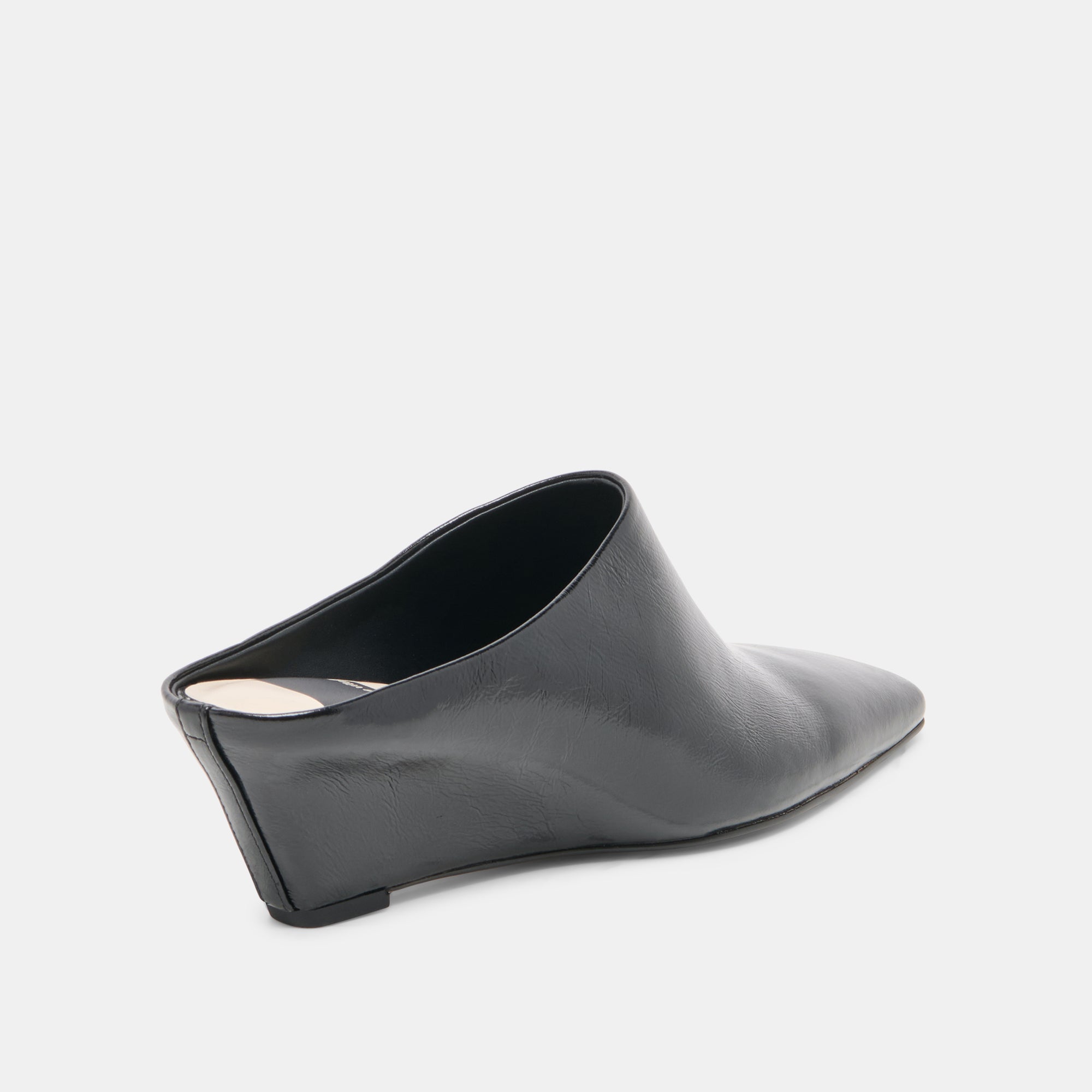 HILAH MULES MIDNIGHT CRINKLE PATENT - view 3
