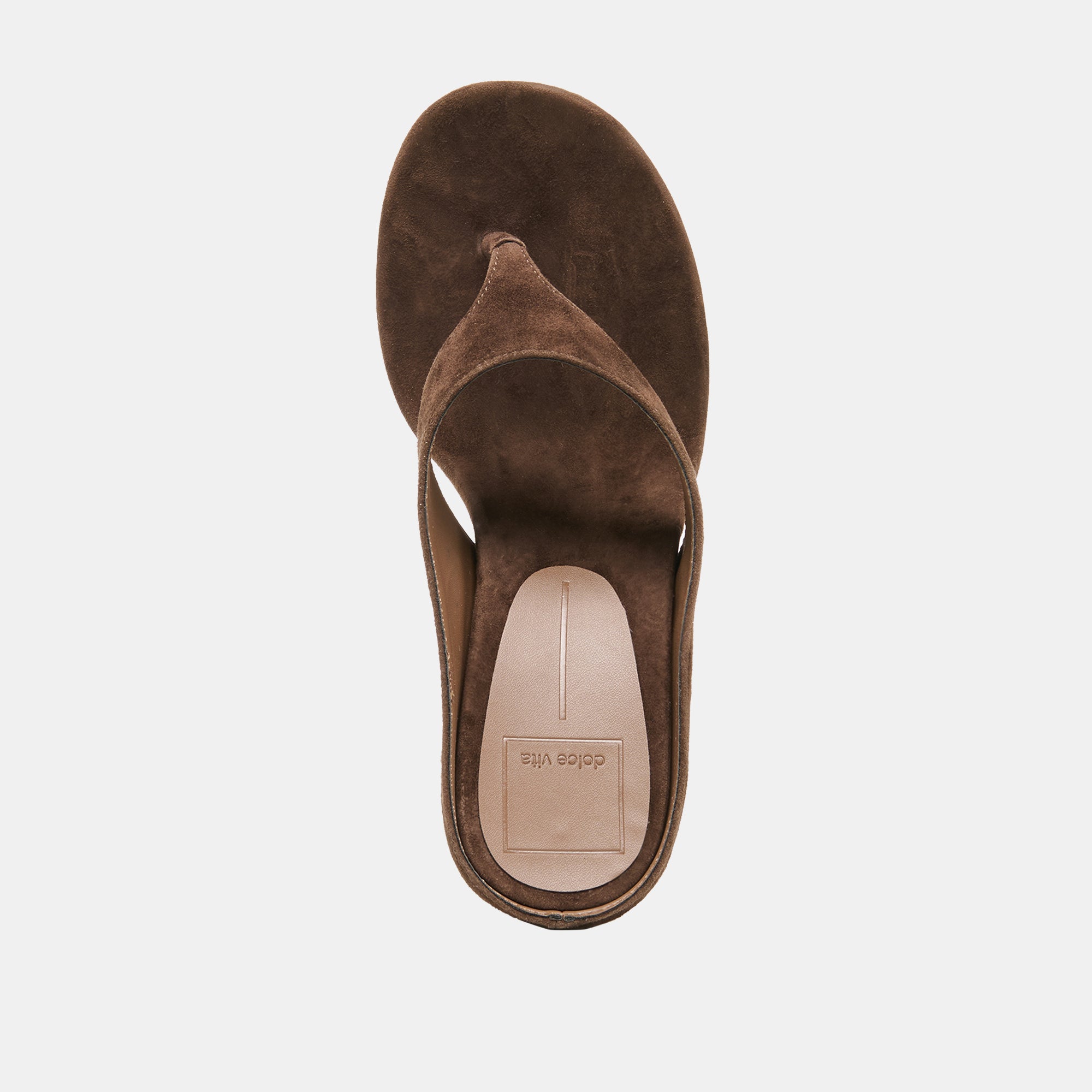 HINNA WEDGES DK BROWN SUEDE - view 8