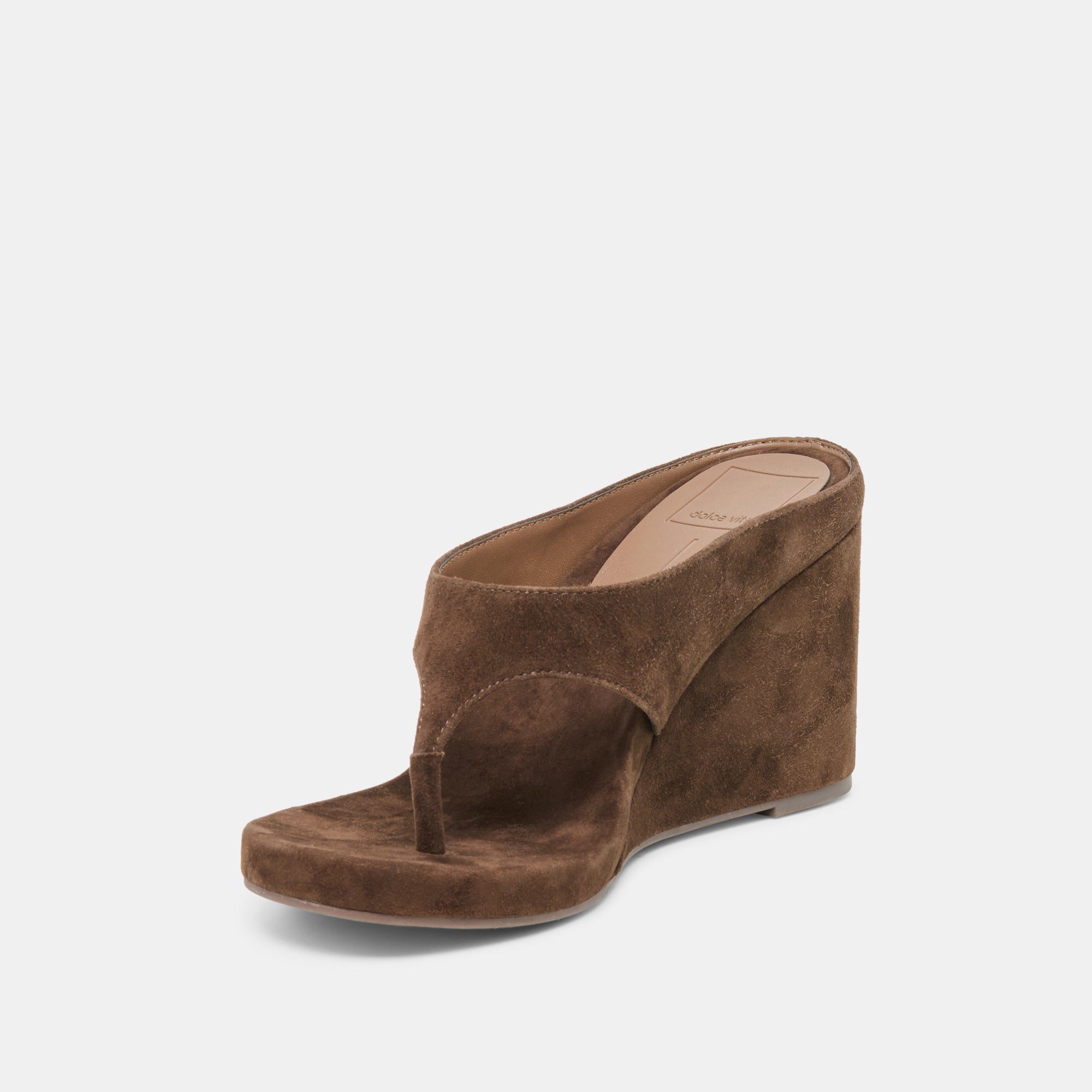 HINNA WEDGES DK BROWN SUEDE - view 4