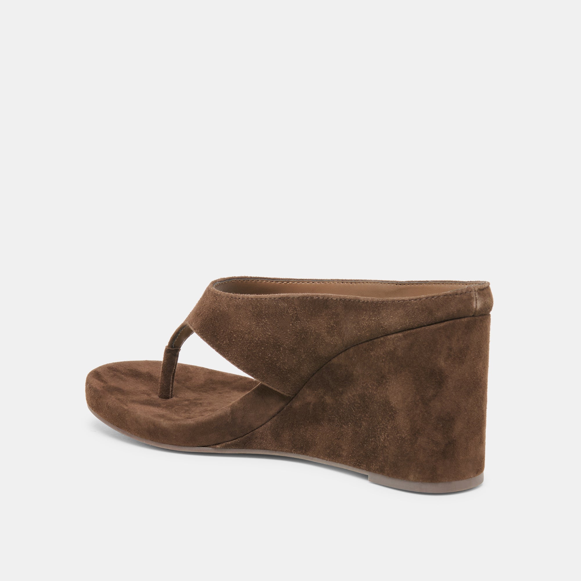 HINNA WEDGES DK BROWN SUEDE - view 5