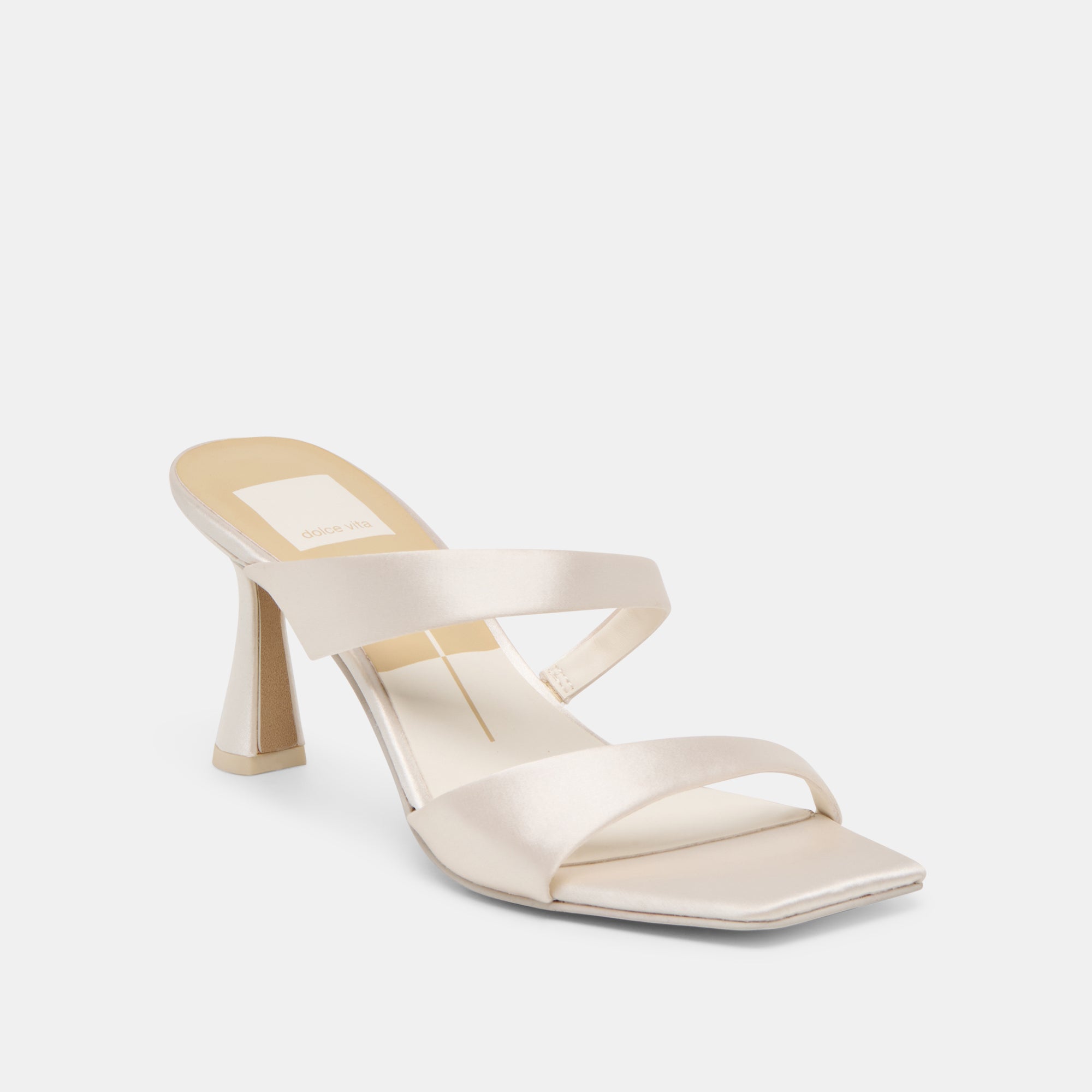 ICELYN HEELS IVORY SATIN - view 3