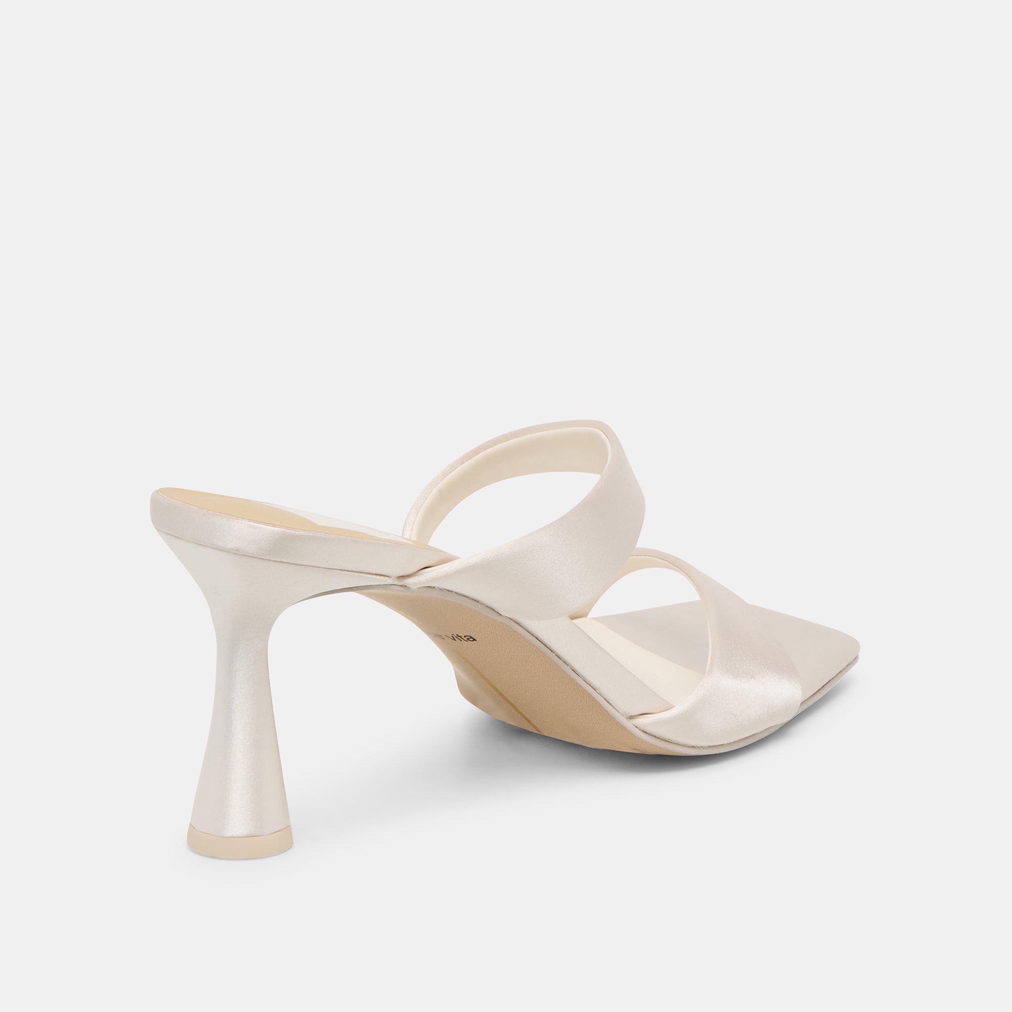ICELYN HEELS IVORY SATIN - view 5