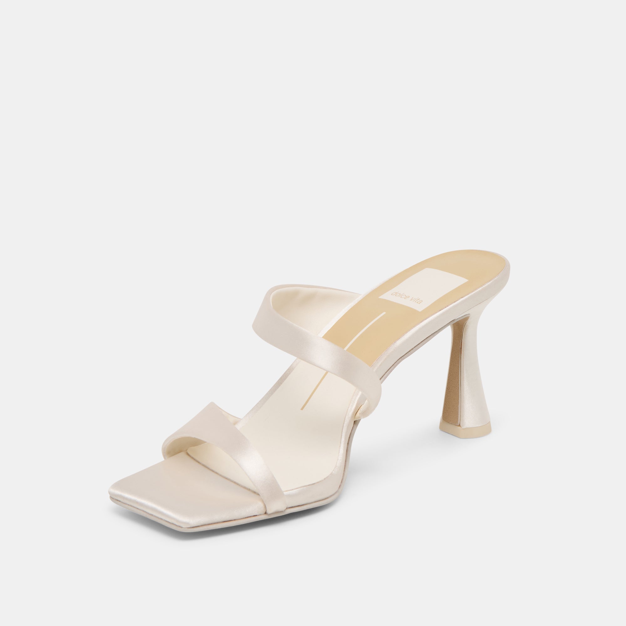 ICELYN HEELS IVORY SATIN - view 6
