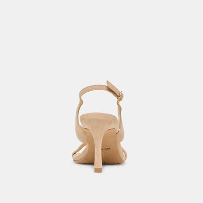 IZELA HEELS BAMBOO SUEDE