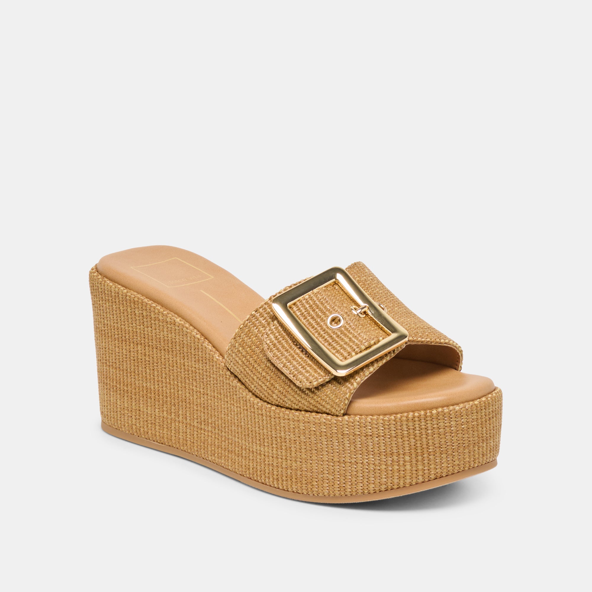 JILIAN WEDGES MOCHA RAFFIA - view 3