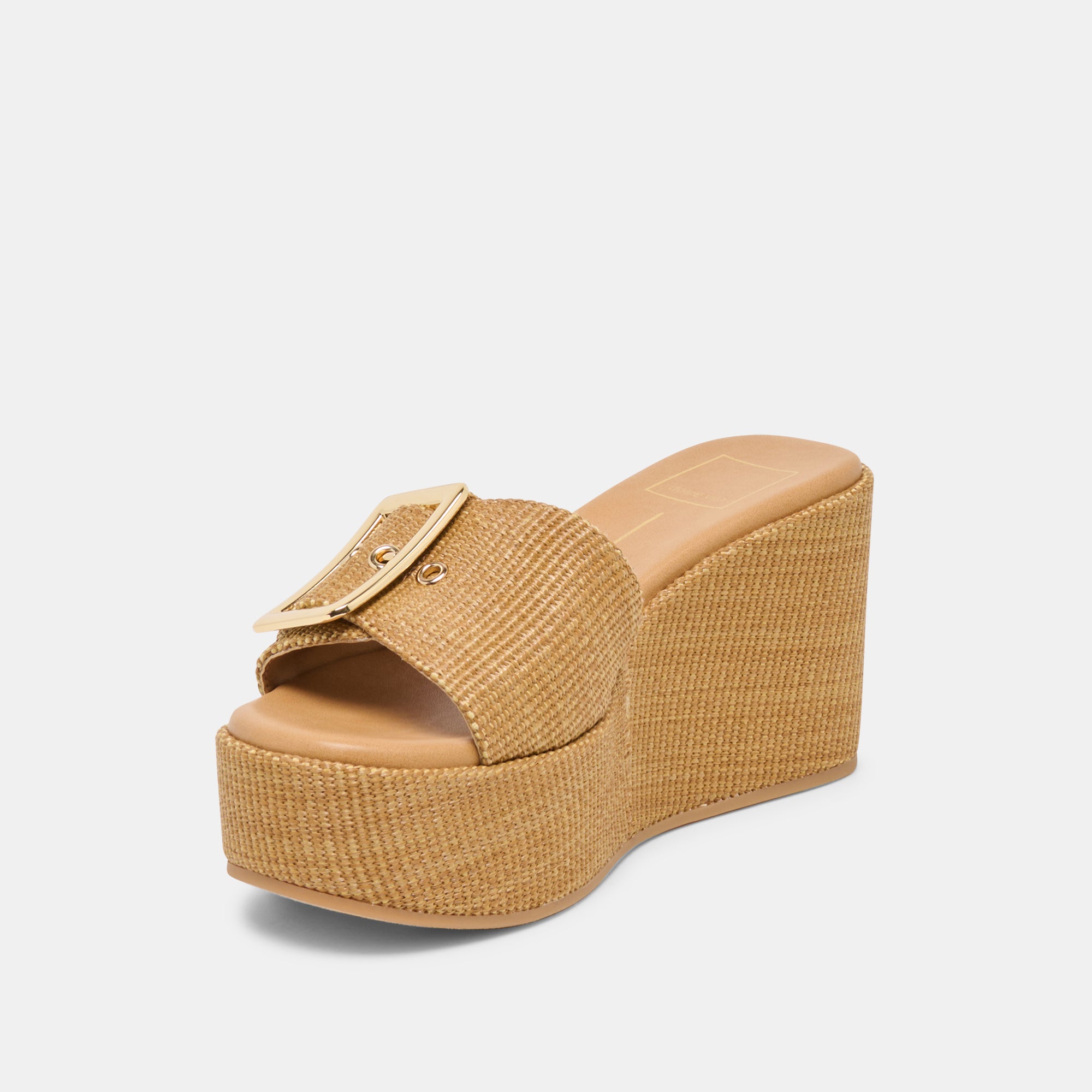 JILIAN WEDGES MOCHA RAFFIA - view 7