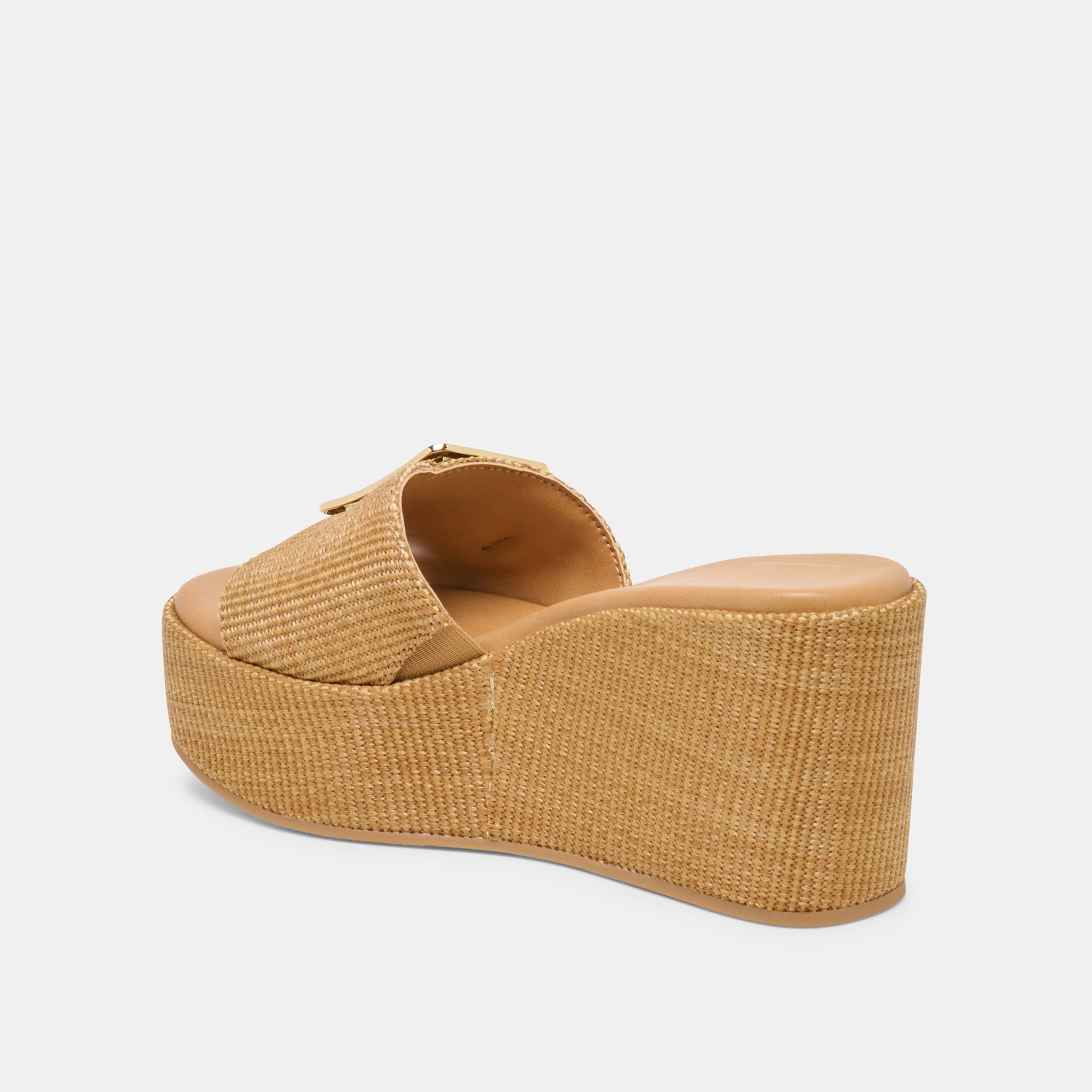 JILIAN WEDGES MOCHA RAFFIA - view 8