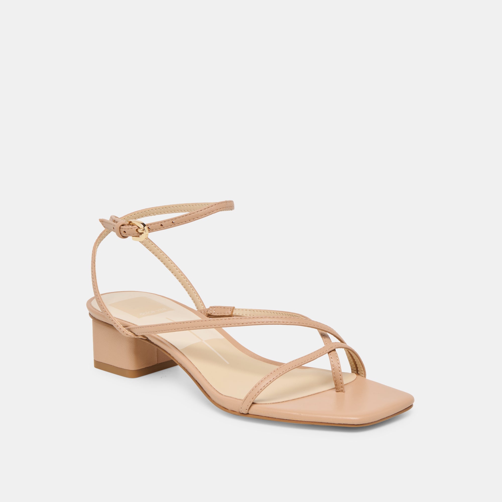 KARLOS WIDE SANDALS LT TAN LEATHER - view 2