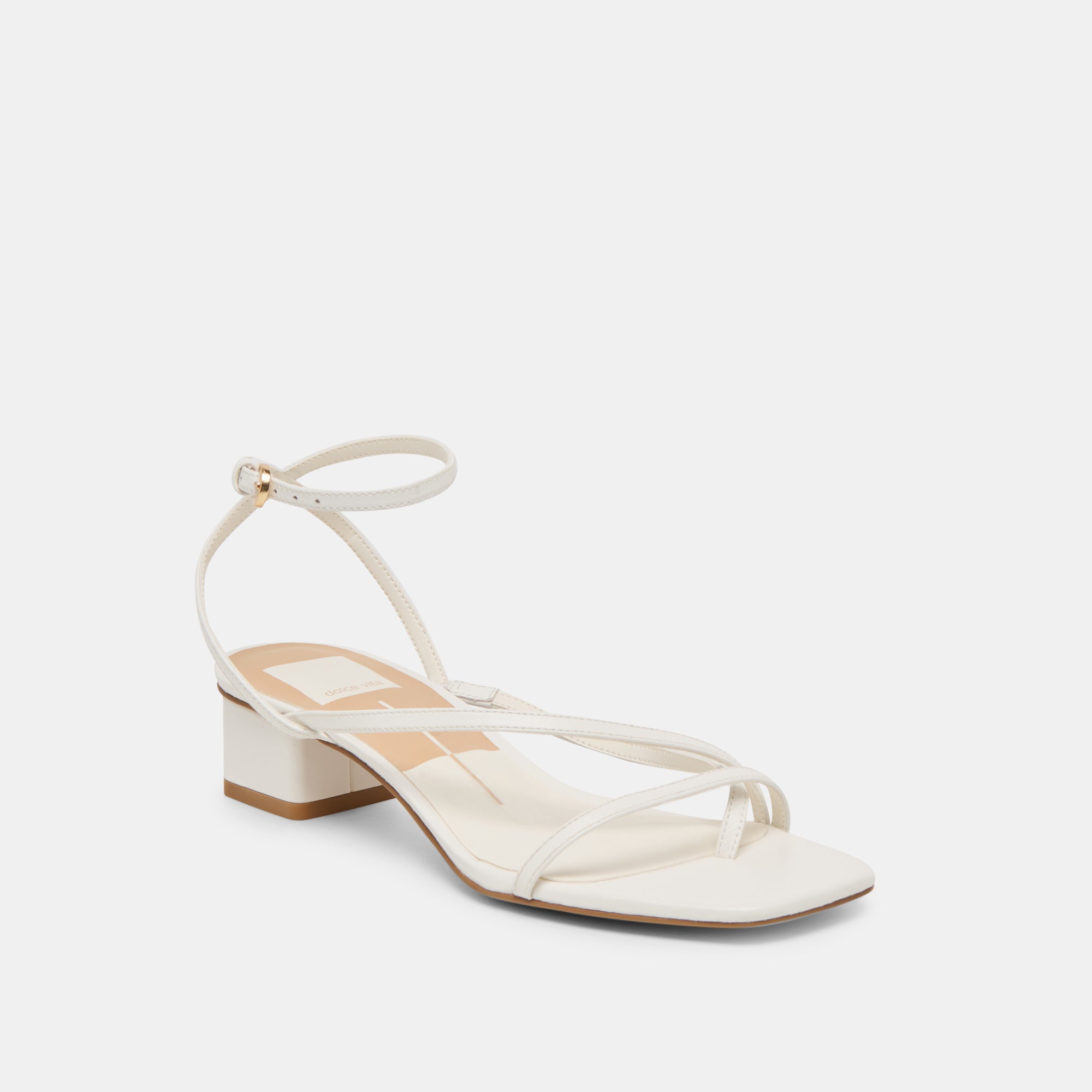 KARLOS WIDE SANDALS TRUE WHITE LEATHER - view 2