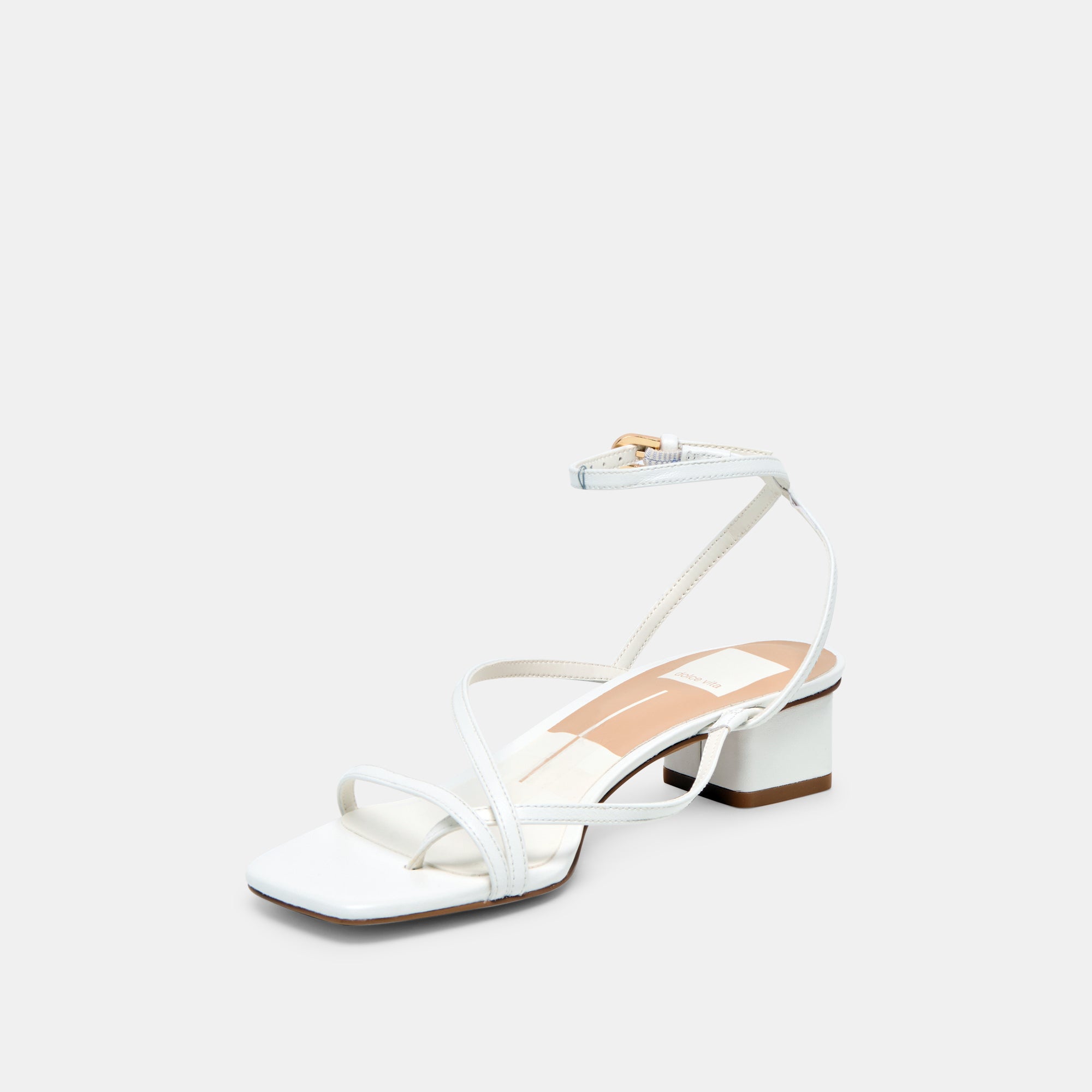 KARLOS WIDE SANDALS TRUE WHITE LEATHER - view 4