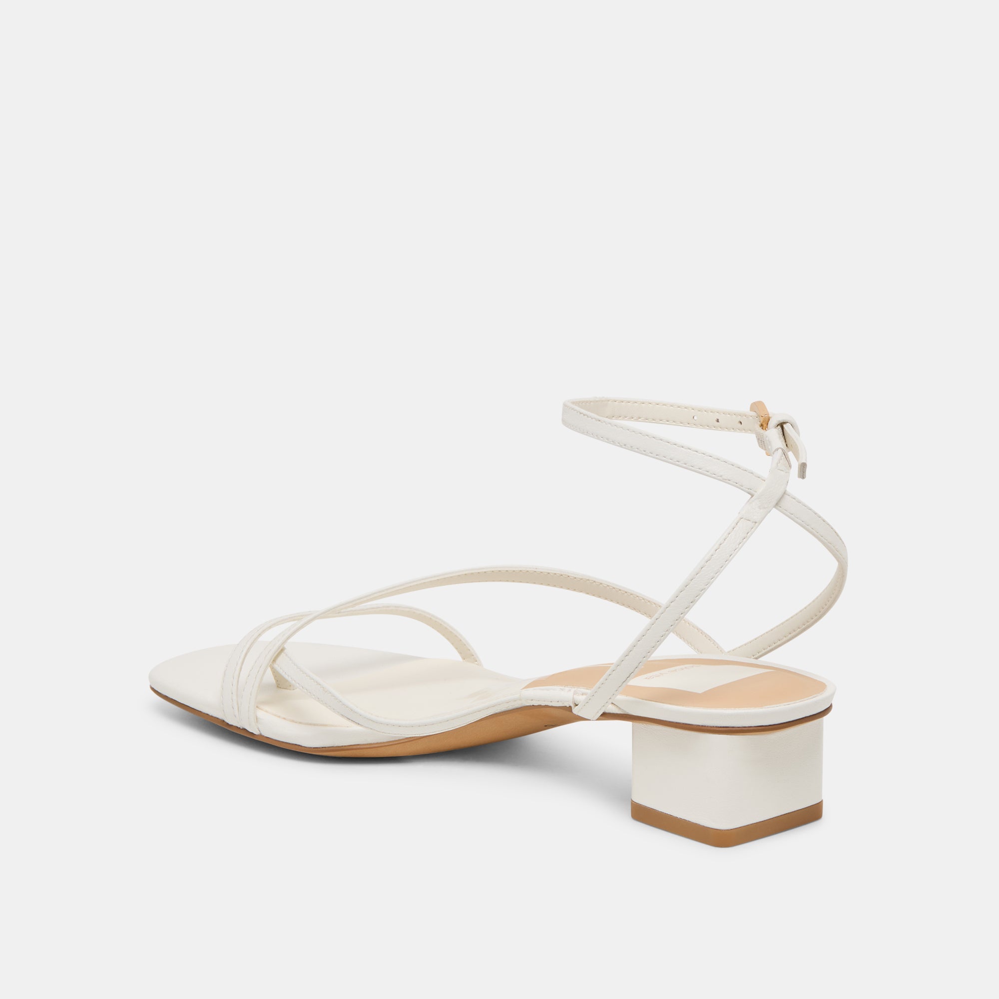 KARLOS WIDE SANDALS TRUE WHITE LEATHER - view 5