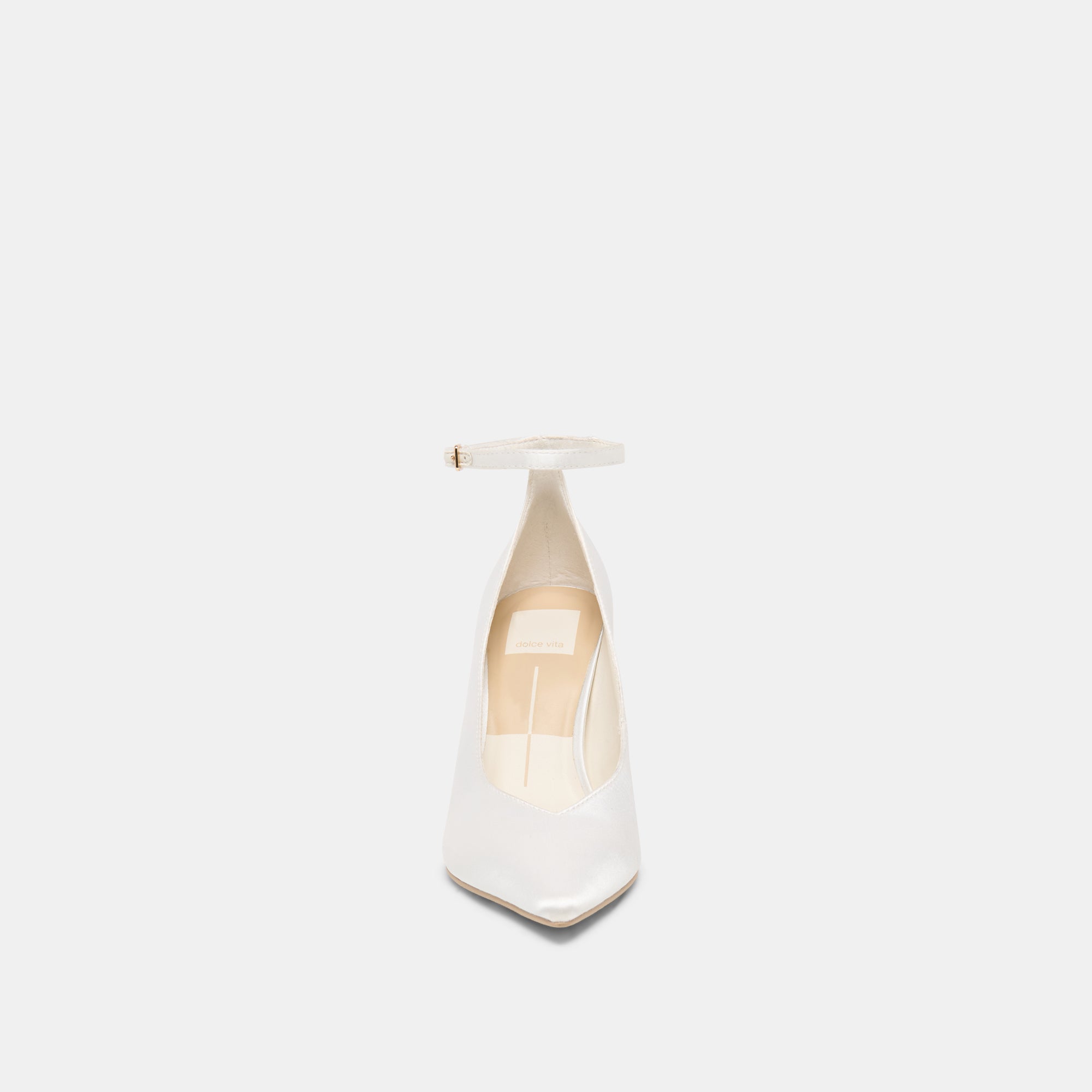 KARSIN SATIN HEELS TRUE WHITE SATIN - view 6