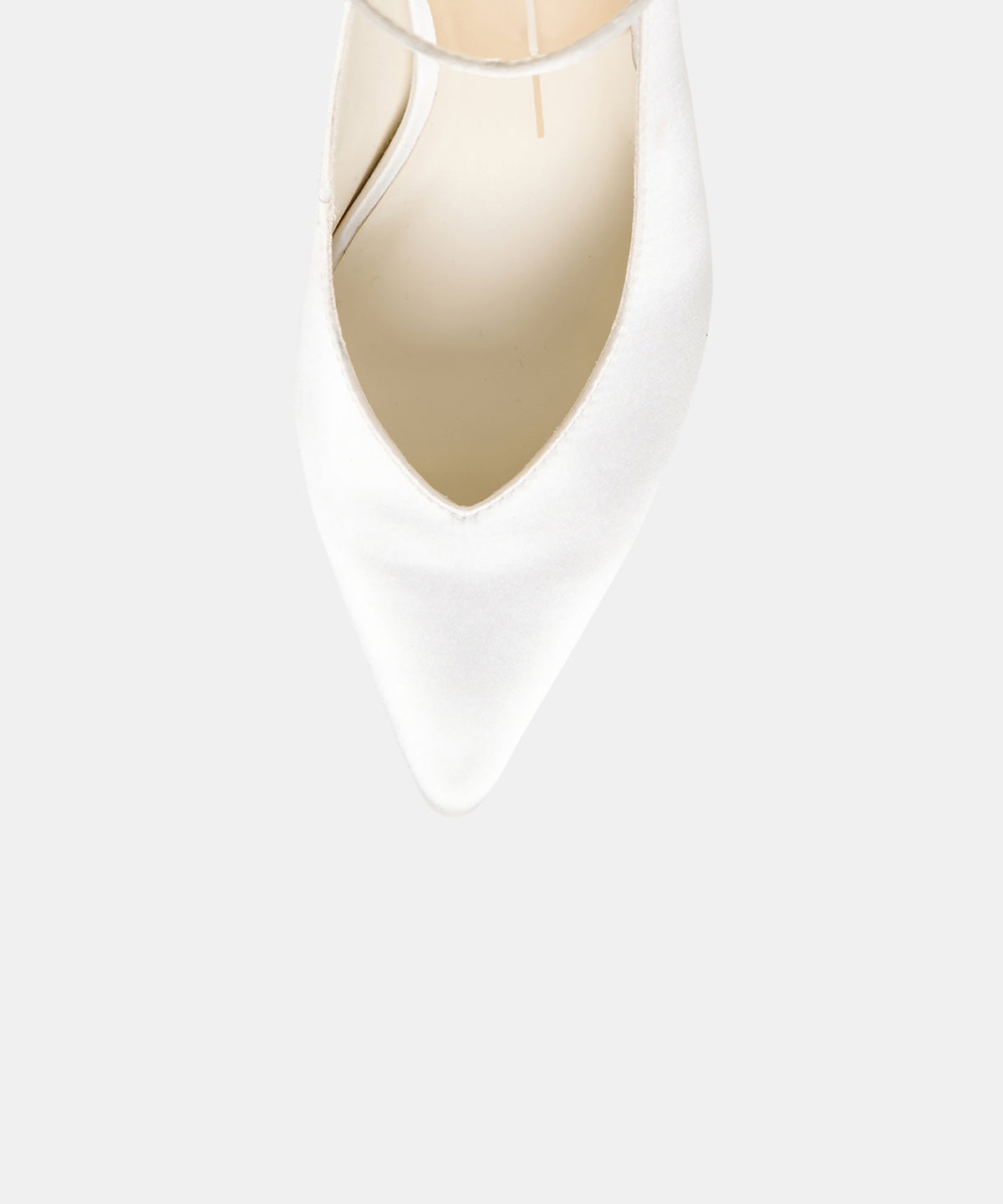 KARSIN SATIN HEELS TRUE WHITE SATIN - view 3