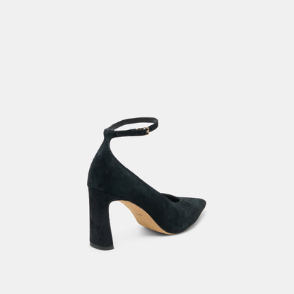 KARSIN HEELS ONYX SUEDE
