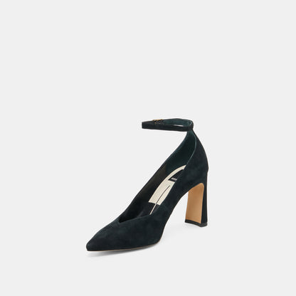 KARSIN HEELS ONYX SUEDE