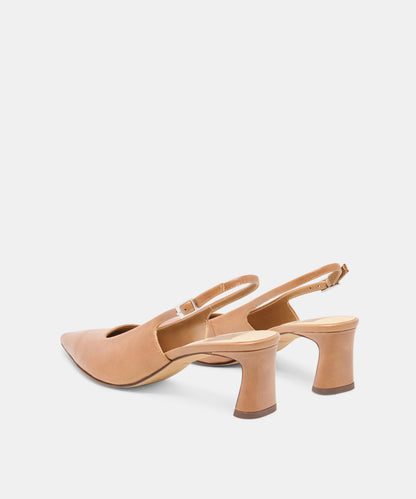 KOKO HEELS TAN LEATHER