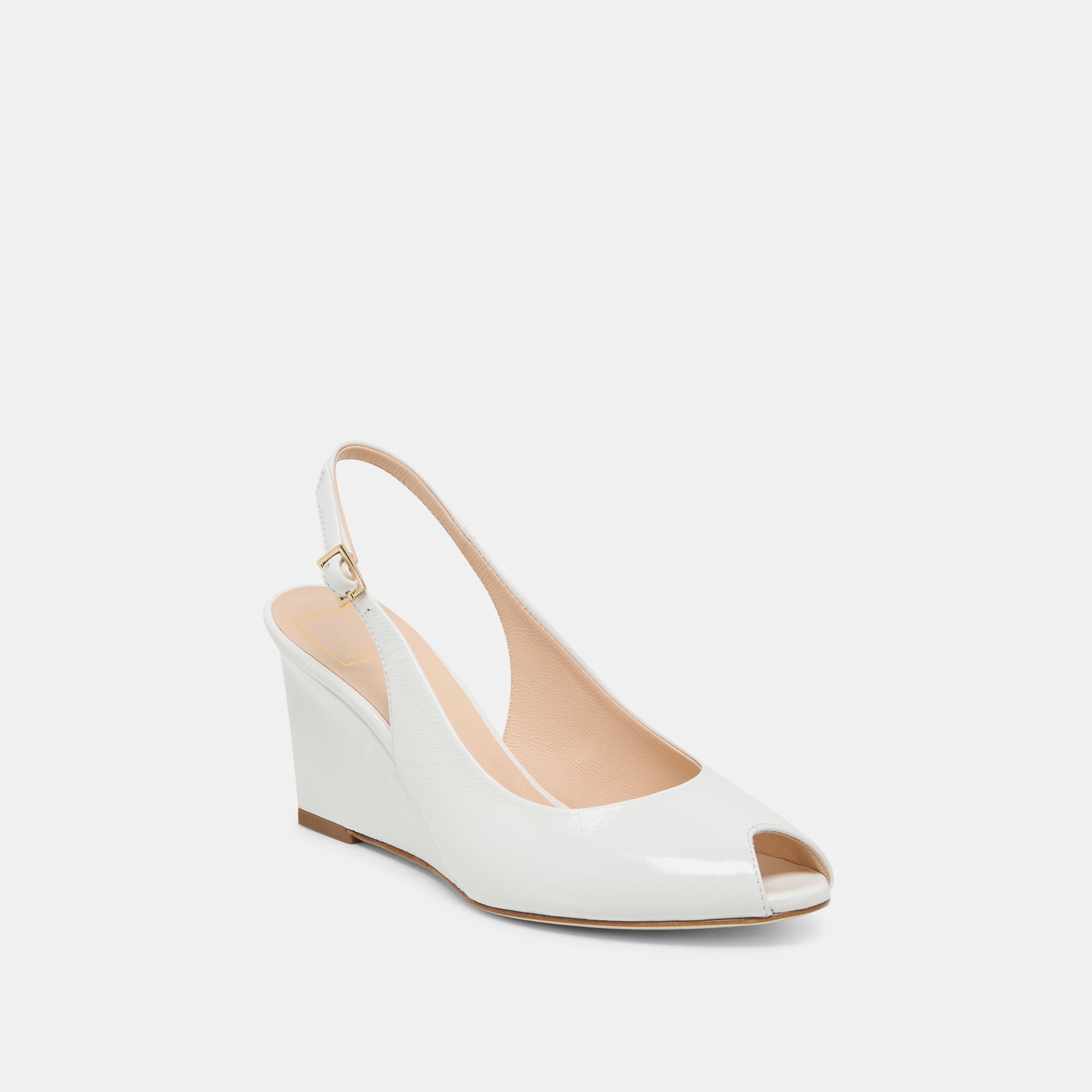 KOLA WEDGES WHITE LEATHER - view 2