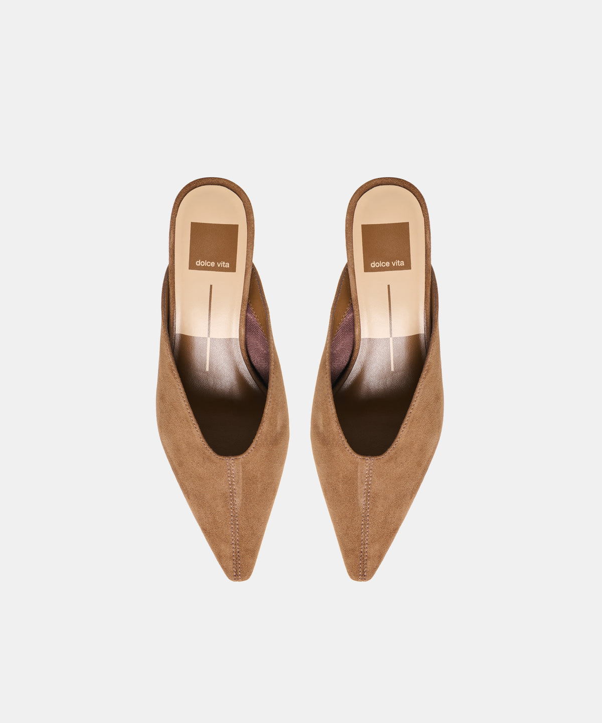 LAVINA MULES COCOA SUEDE - view 3