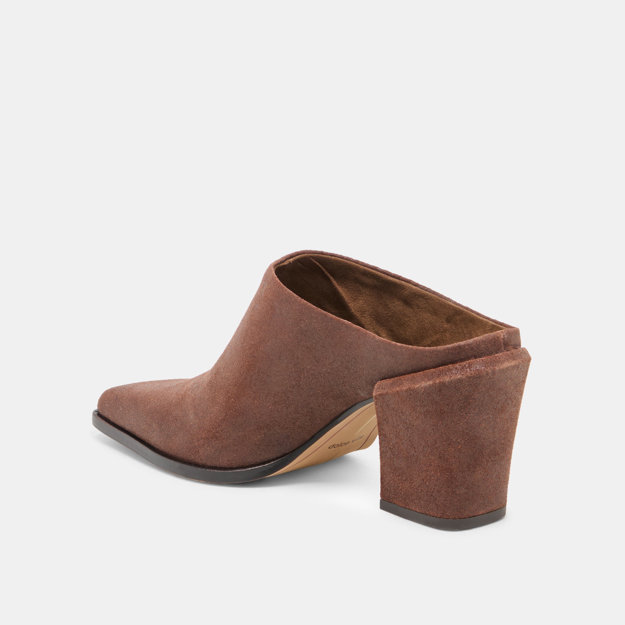 LINDI MULES COFFEE SUEDE - view 5