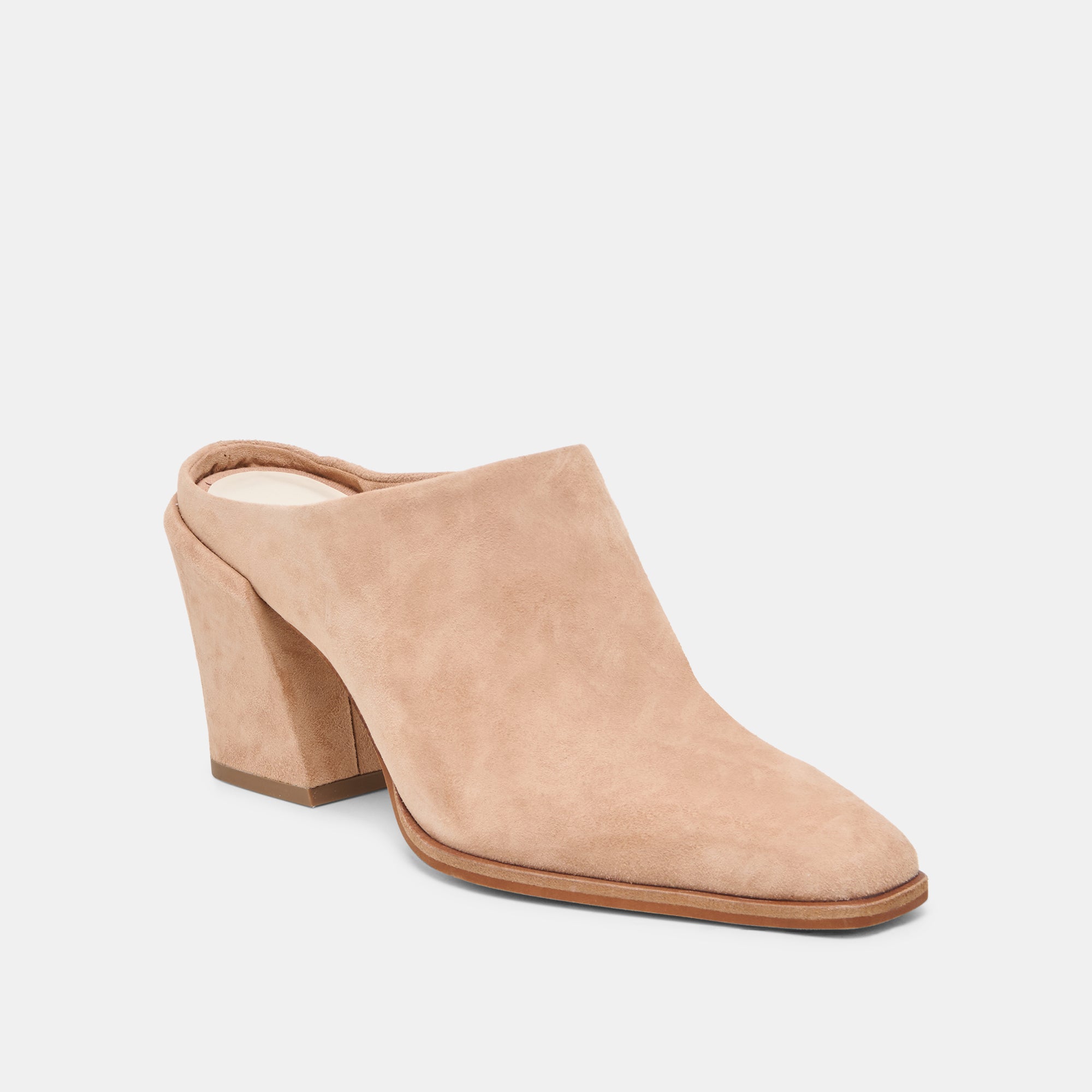 LINDI MULES TOFFEE SUEDE - view 2