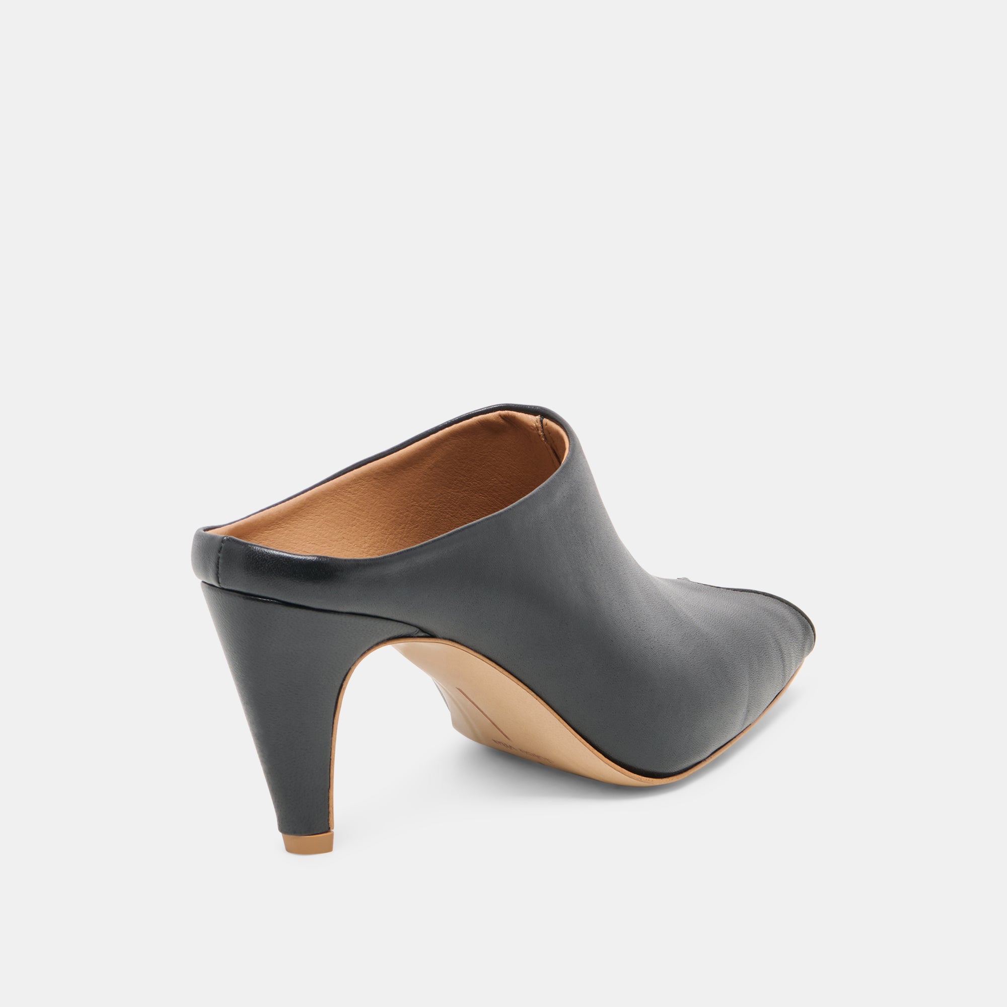 MERY HEELS BLACK LEATHER - view 3