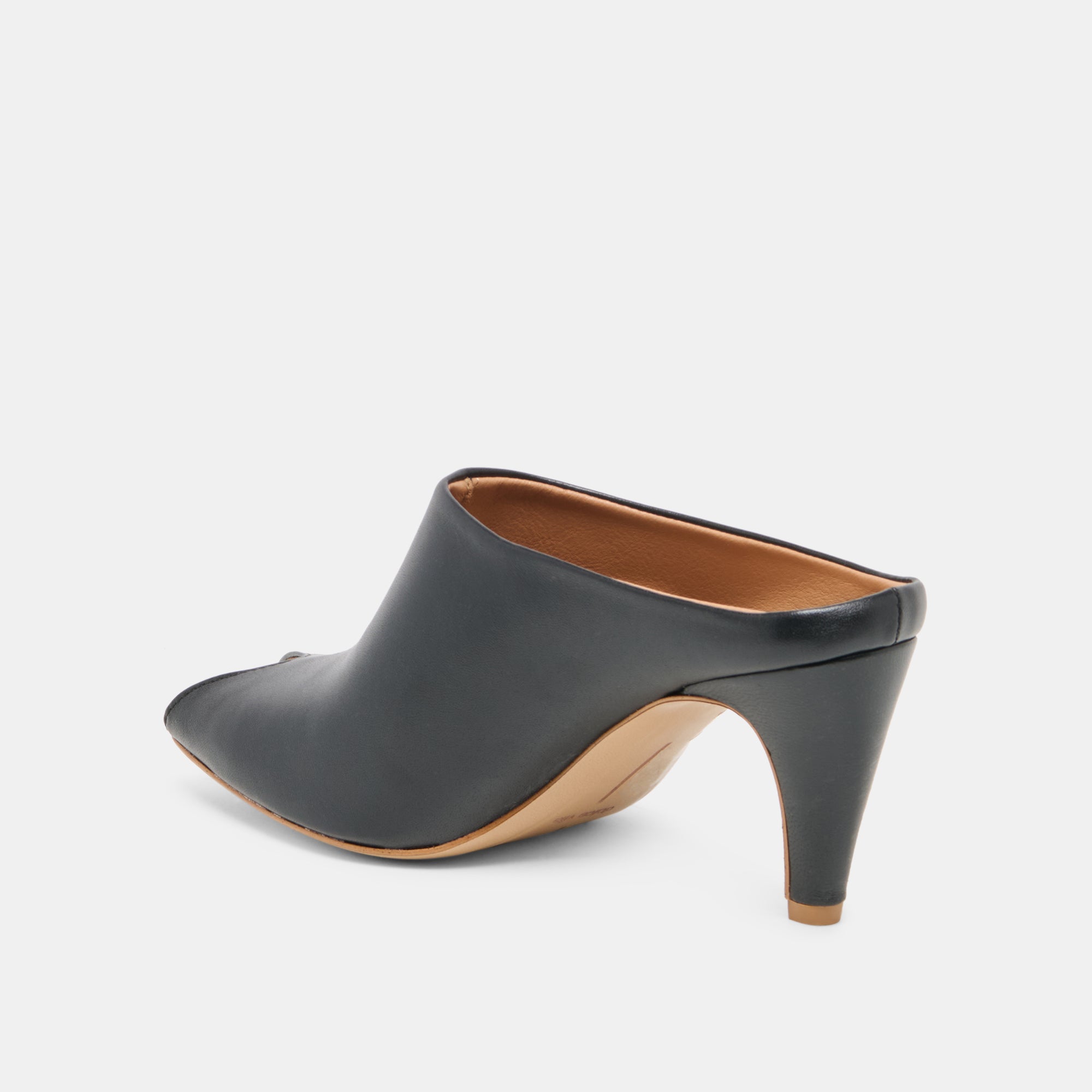 MERY HEELS BLACK LEATHER - view 5