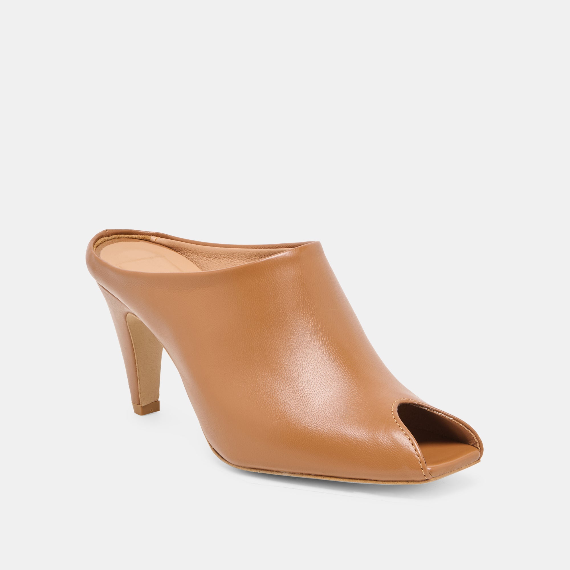 MERY HEELS BROWN LEATHER - view 2