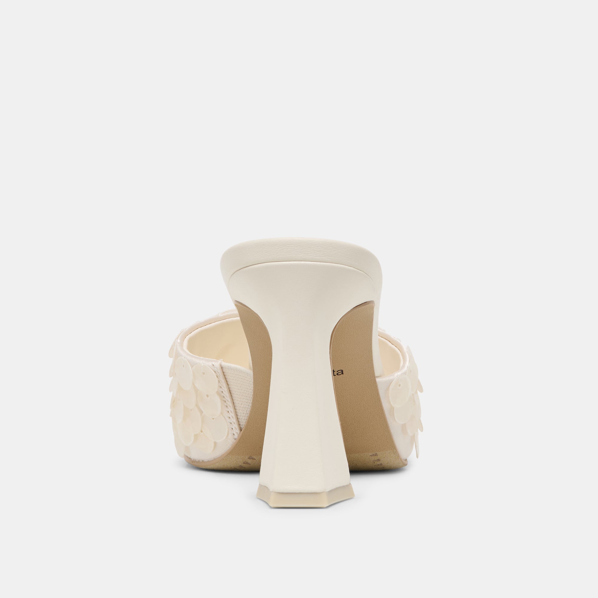 NANDY CONFETTI HEELS IVORY SEQUIN - view 9