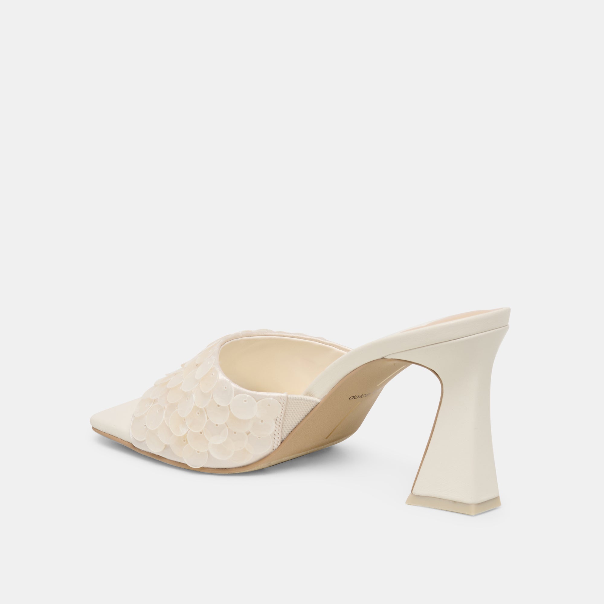 NANDY CONFETTI HEELS IVORY SEQUIN - view 7