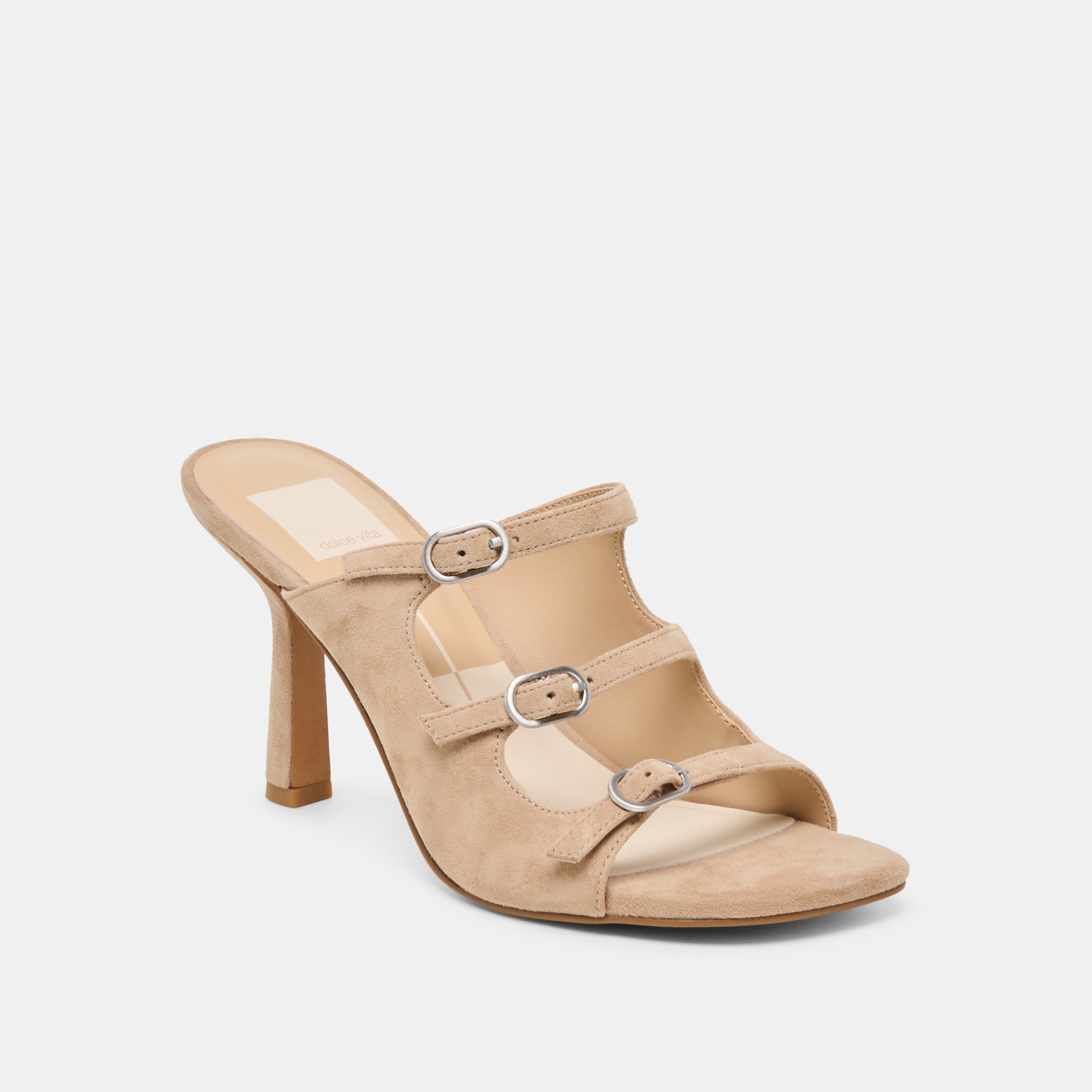 NEKO HEELS CAMEL SUEDE - view 3