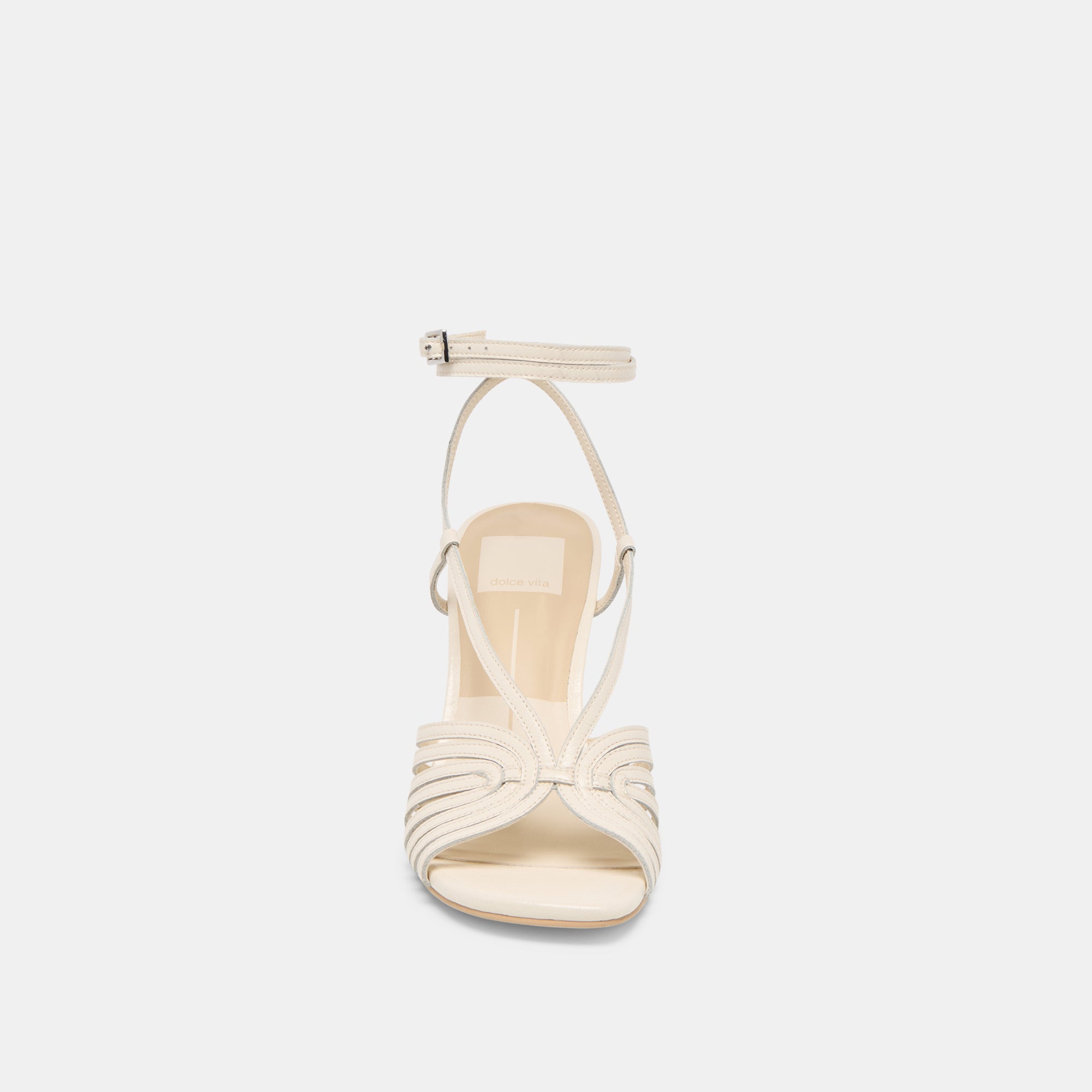 NIVANA HEELS OFF WHITE CRINKLE PATENT - view 6