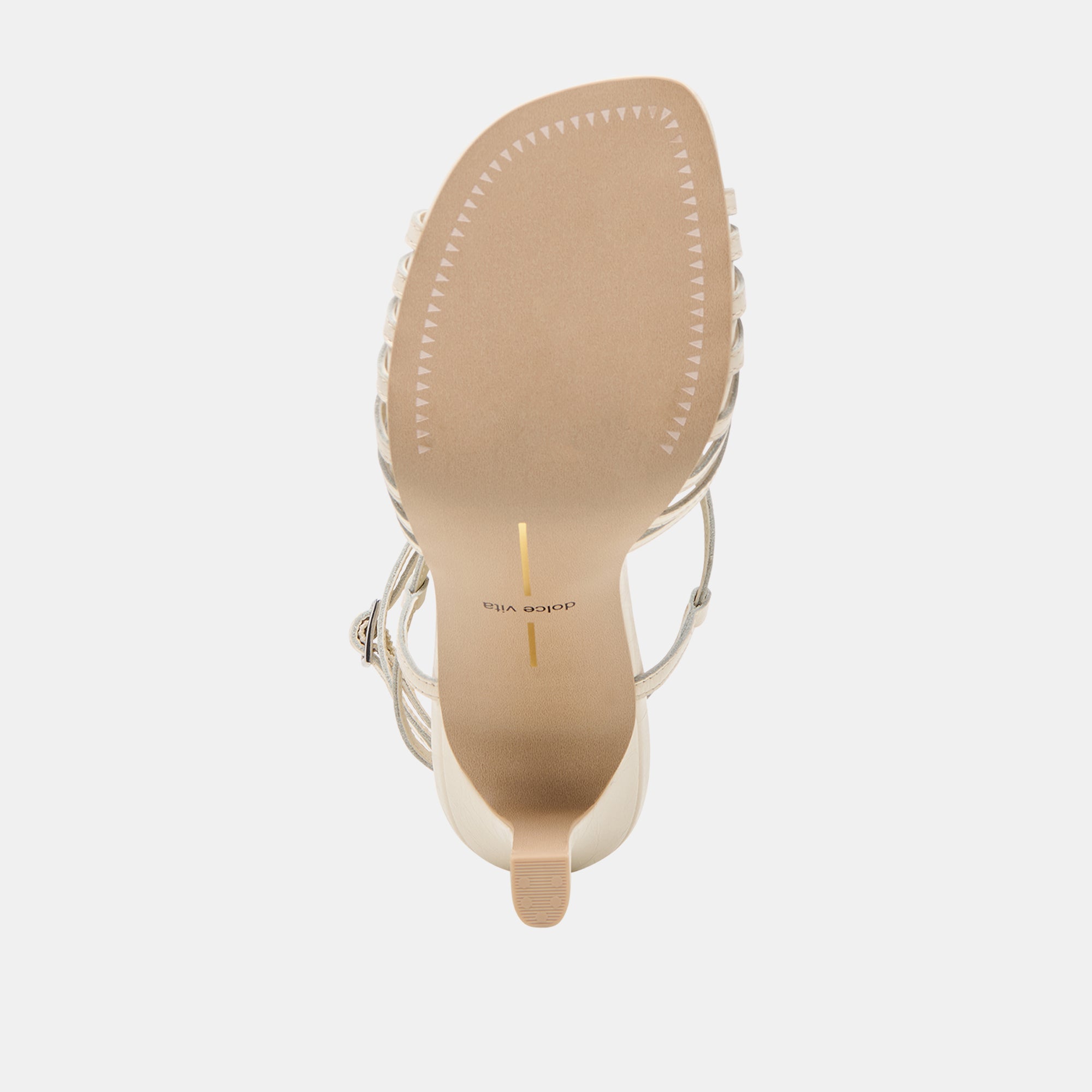 NIVANA HEELS OFF WHITE CRINKLE PATENT - view 9