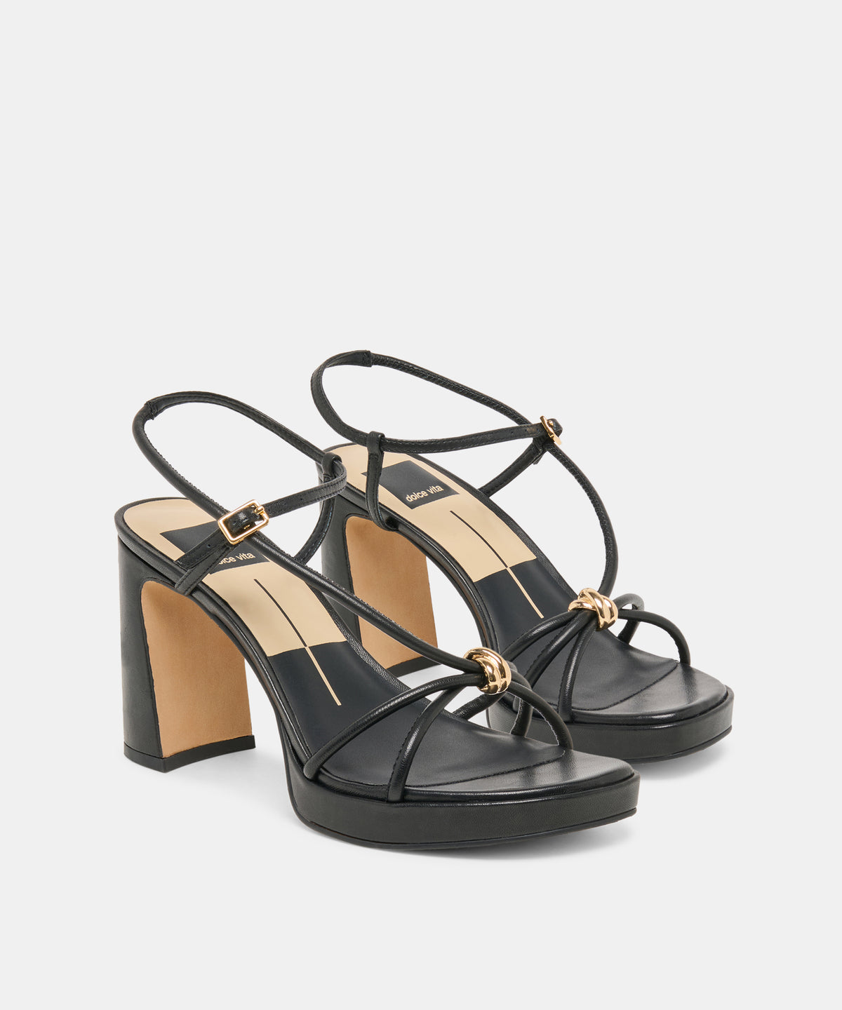 ODETE HEELS BLACK LEATHER - view 2