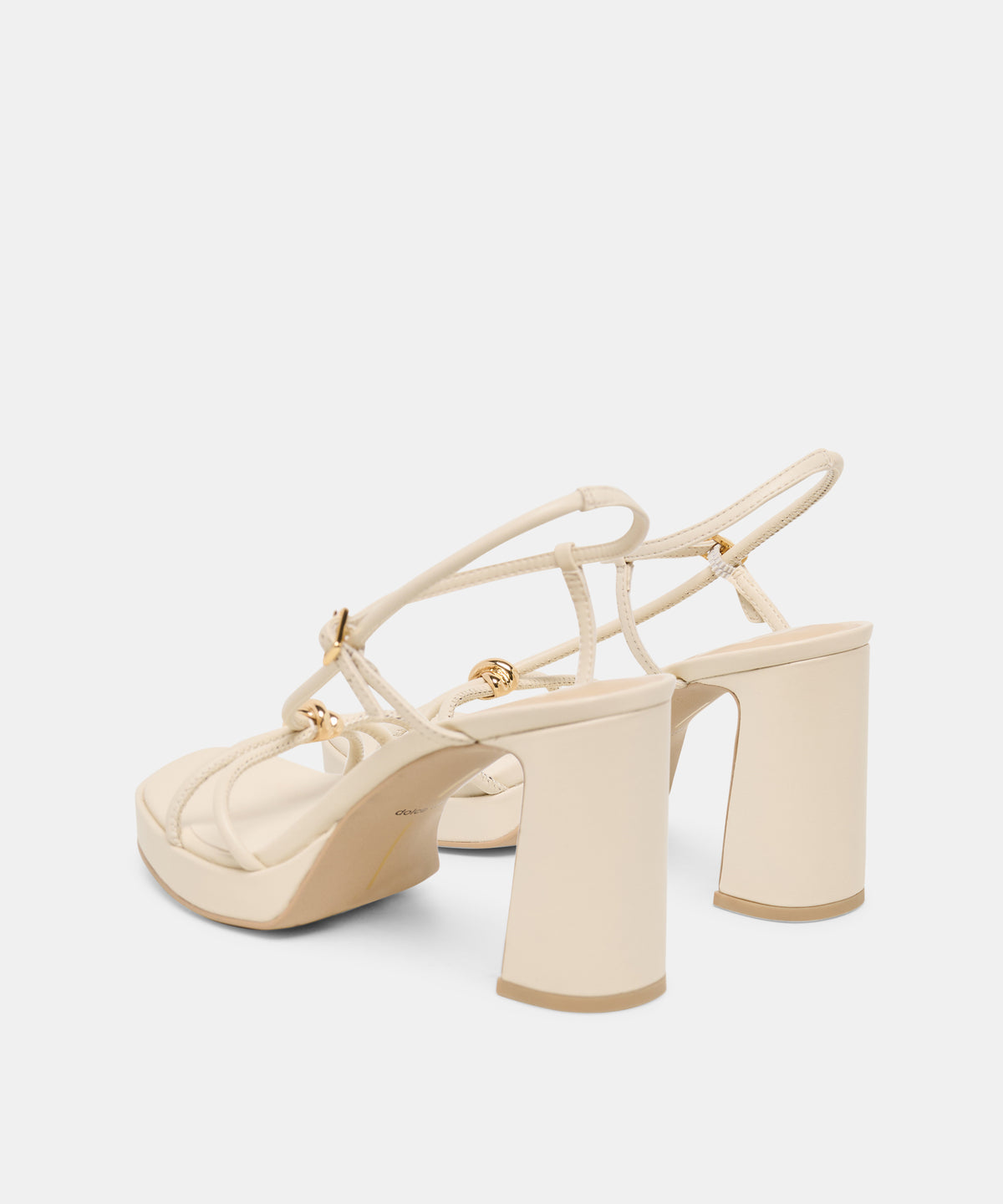 ODETE HEELS CREME LEATHER - view 4