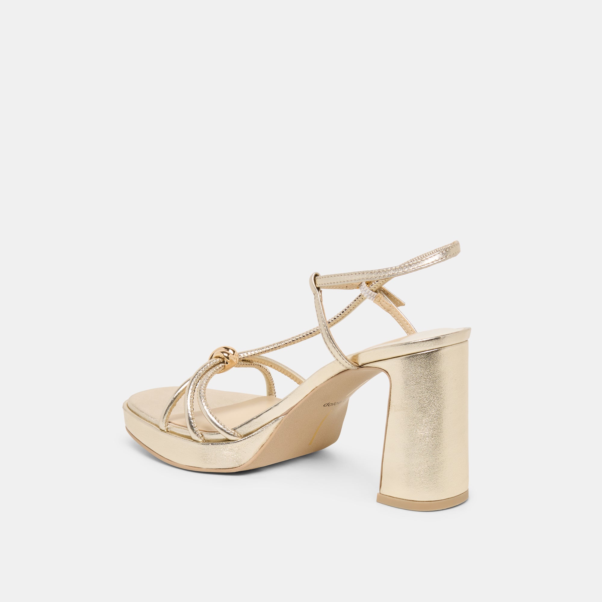 ODETE HEELS GOLD LEATHER - view 7