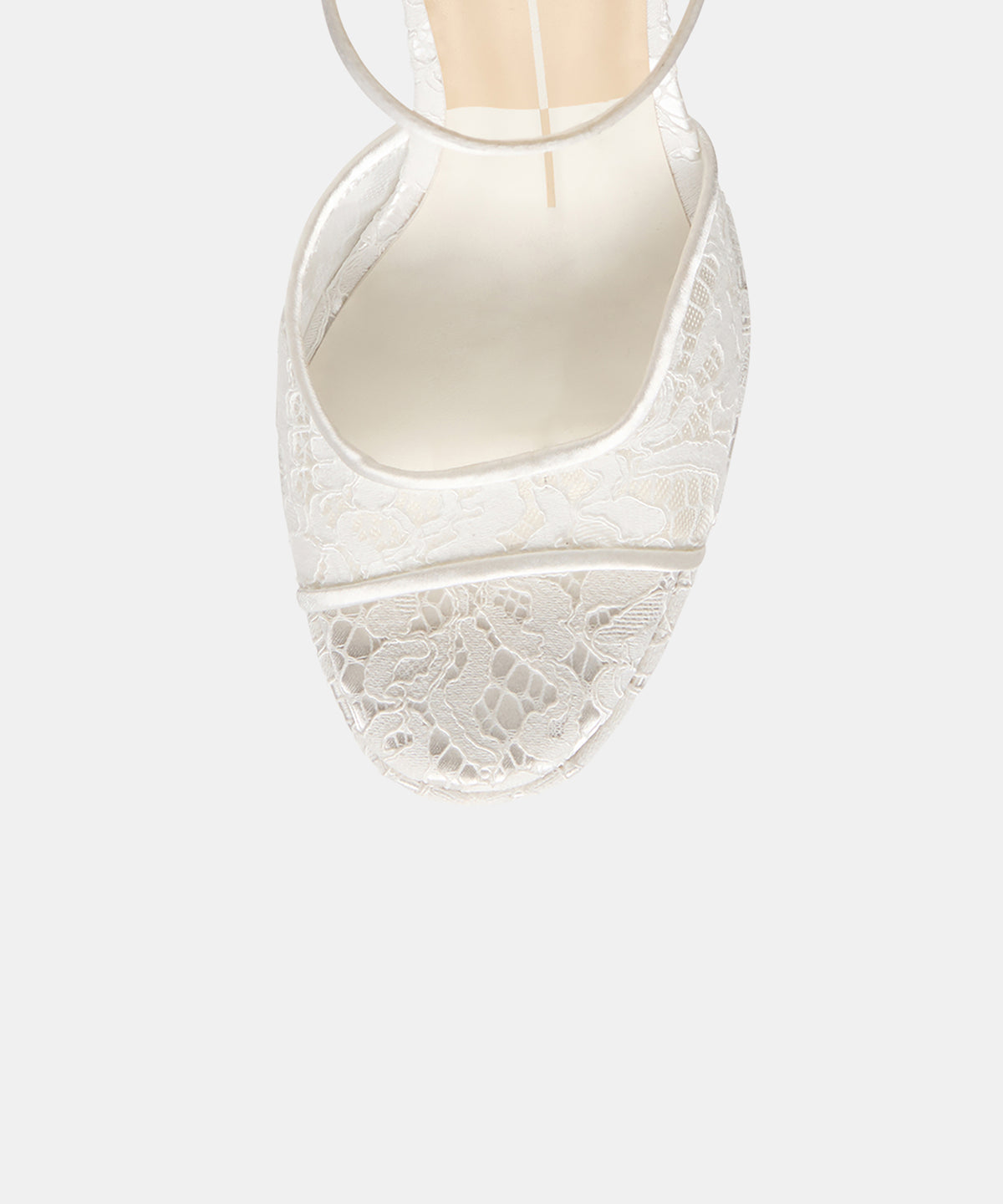 PANDRO HEELS TRUE WHITE LACE - view 3