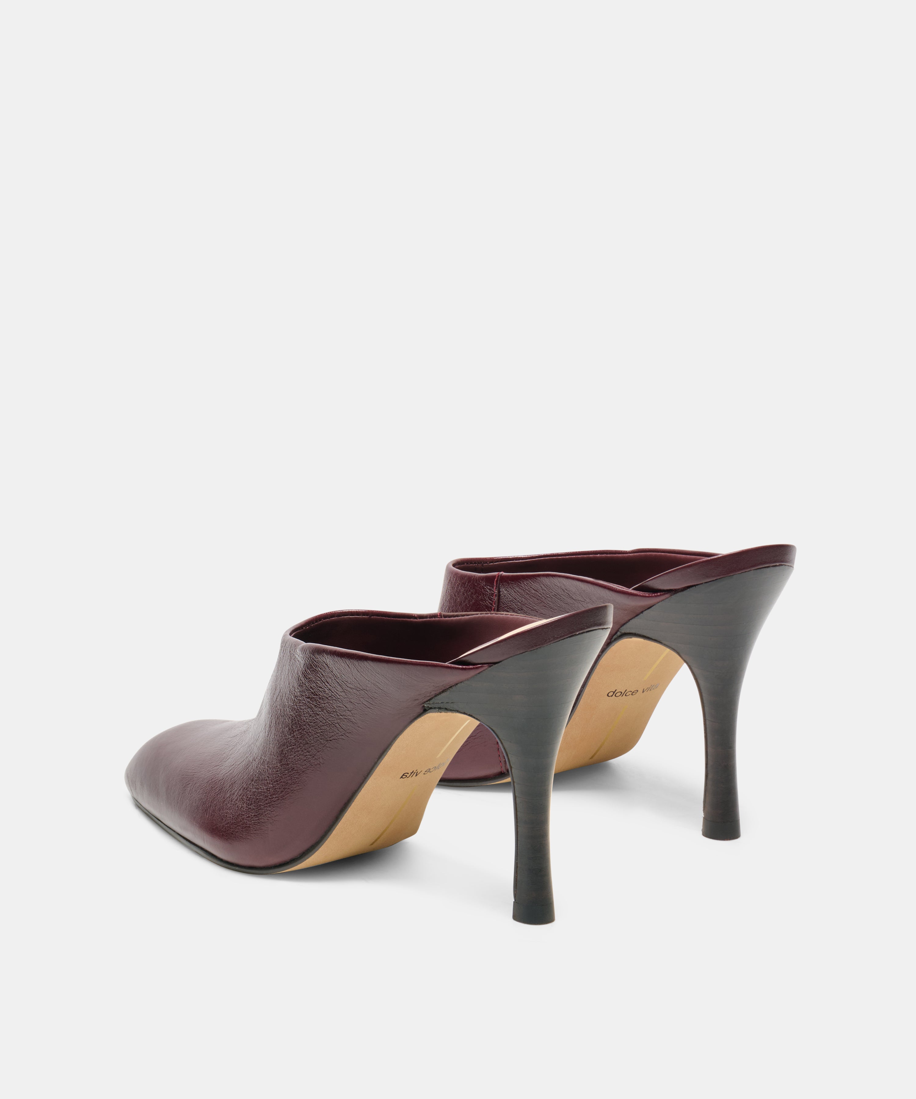 PRYZE MULES OXBLOOD LEATHER - view 4