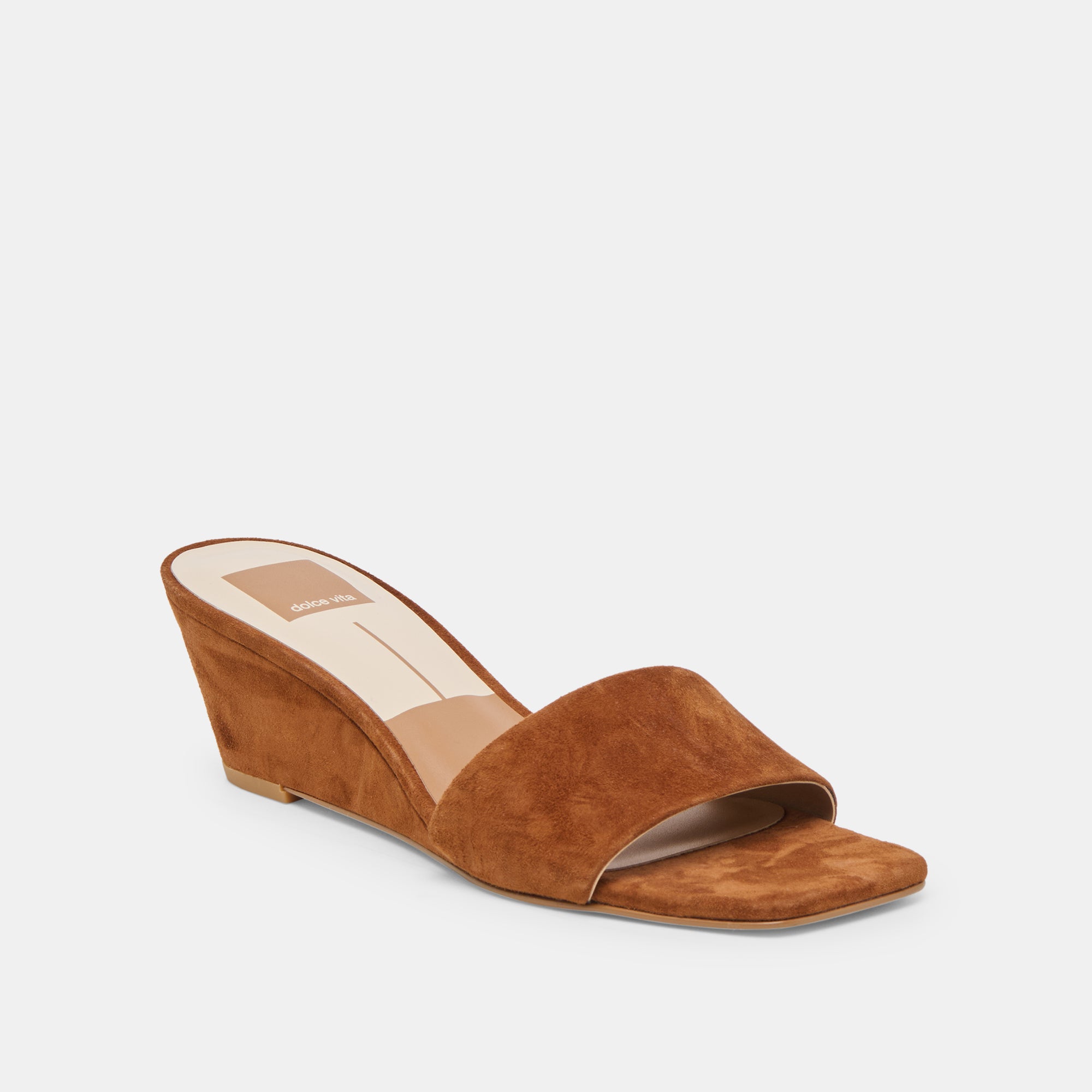 QAILY WIDE WEDGES BROWN SUEDE - view 2