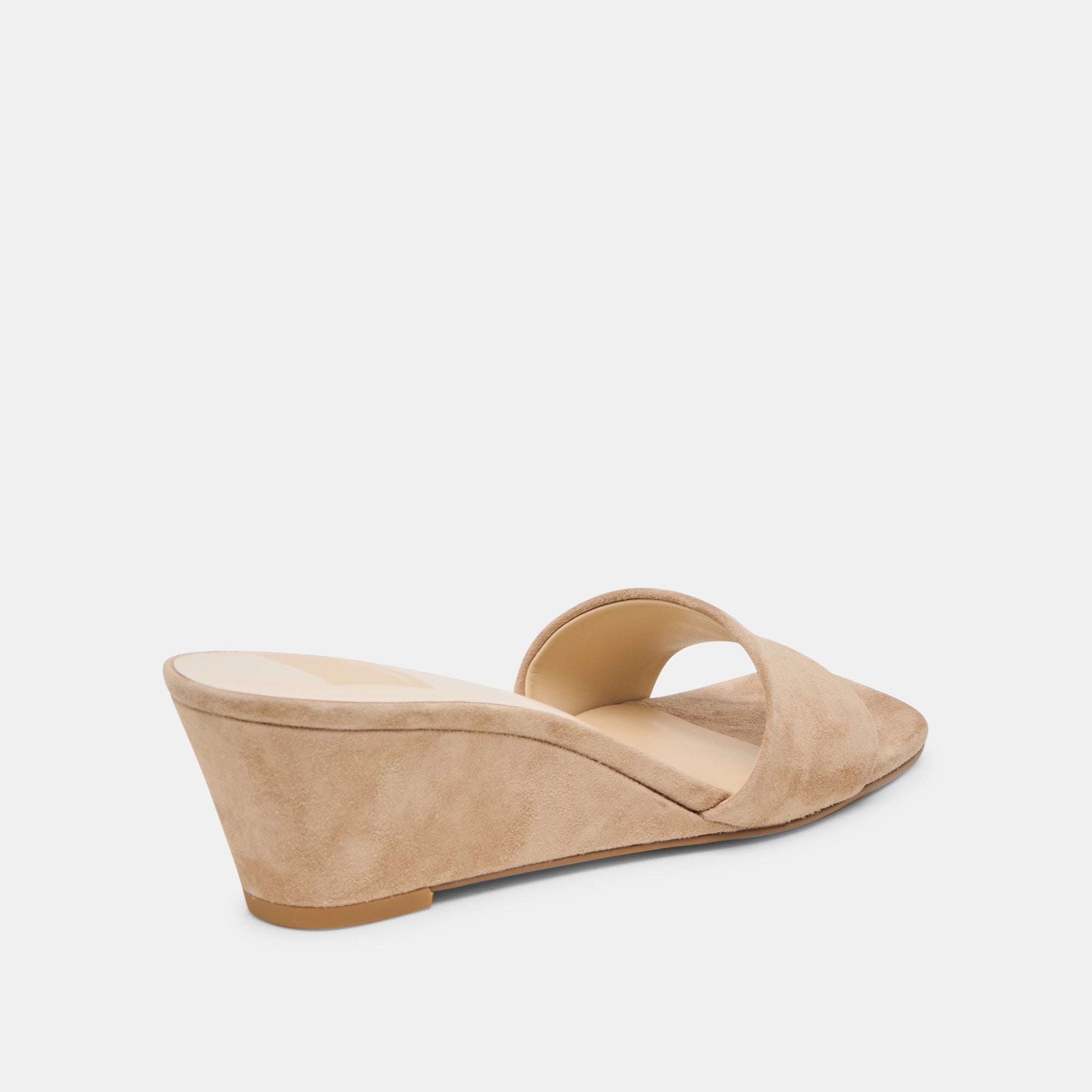 QAILY WIDE WEDGES CAMEL SUEDE - view 3