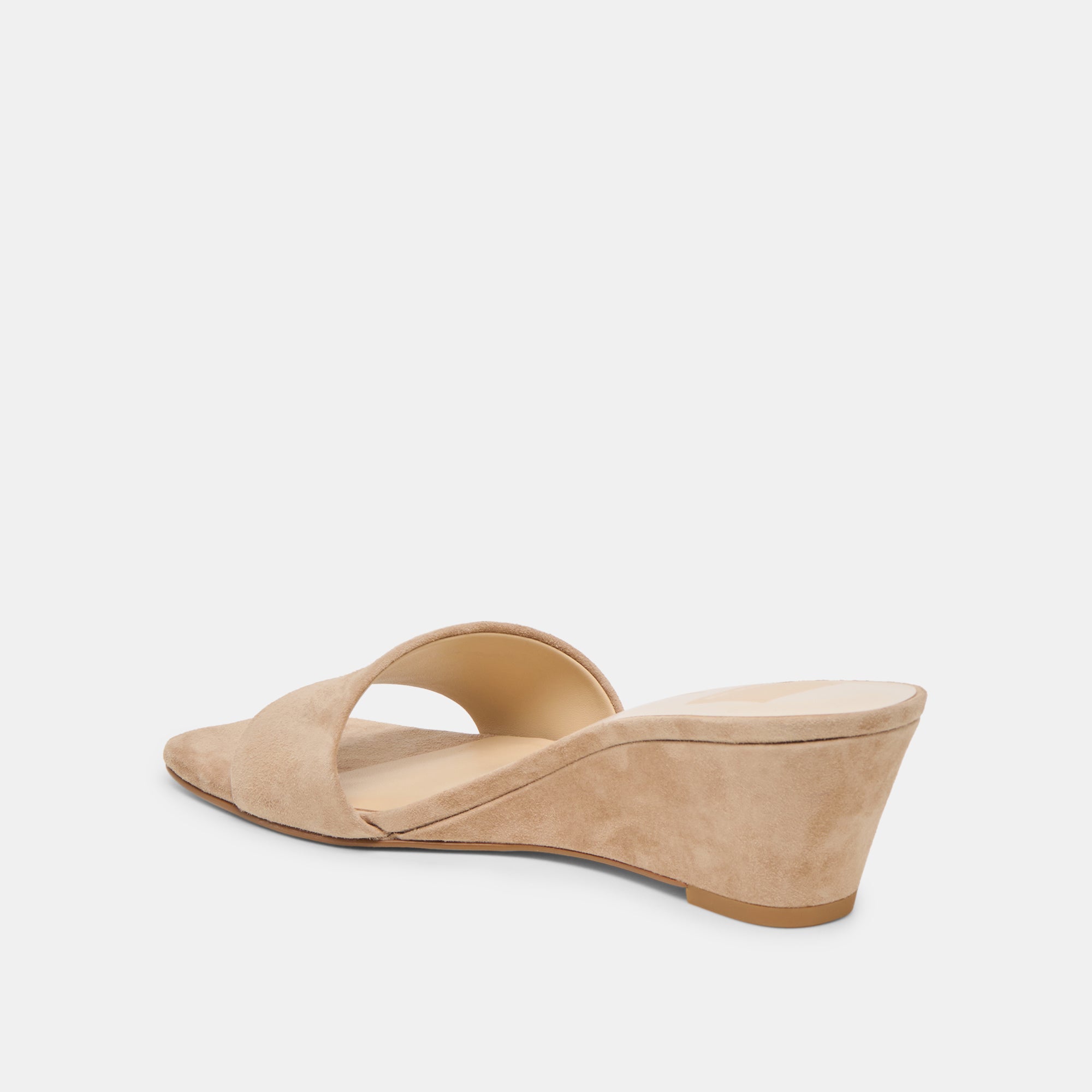 QAILY WIDE WEDGES CAMEL SUEDE - view 5